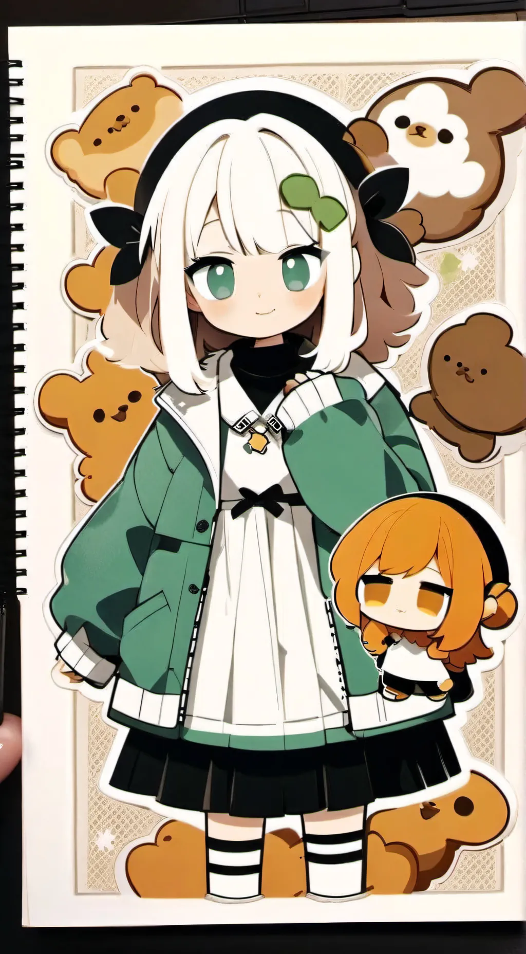 ai character: Vee x Cookie  background