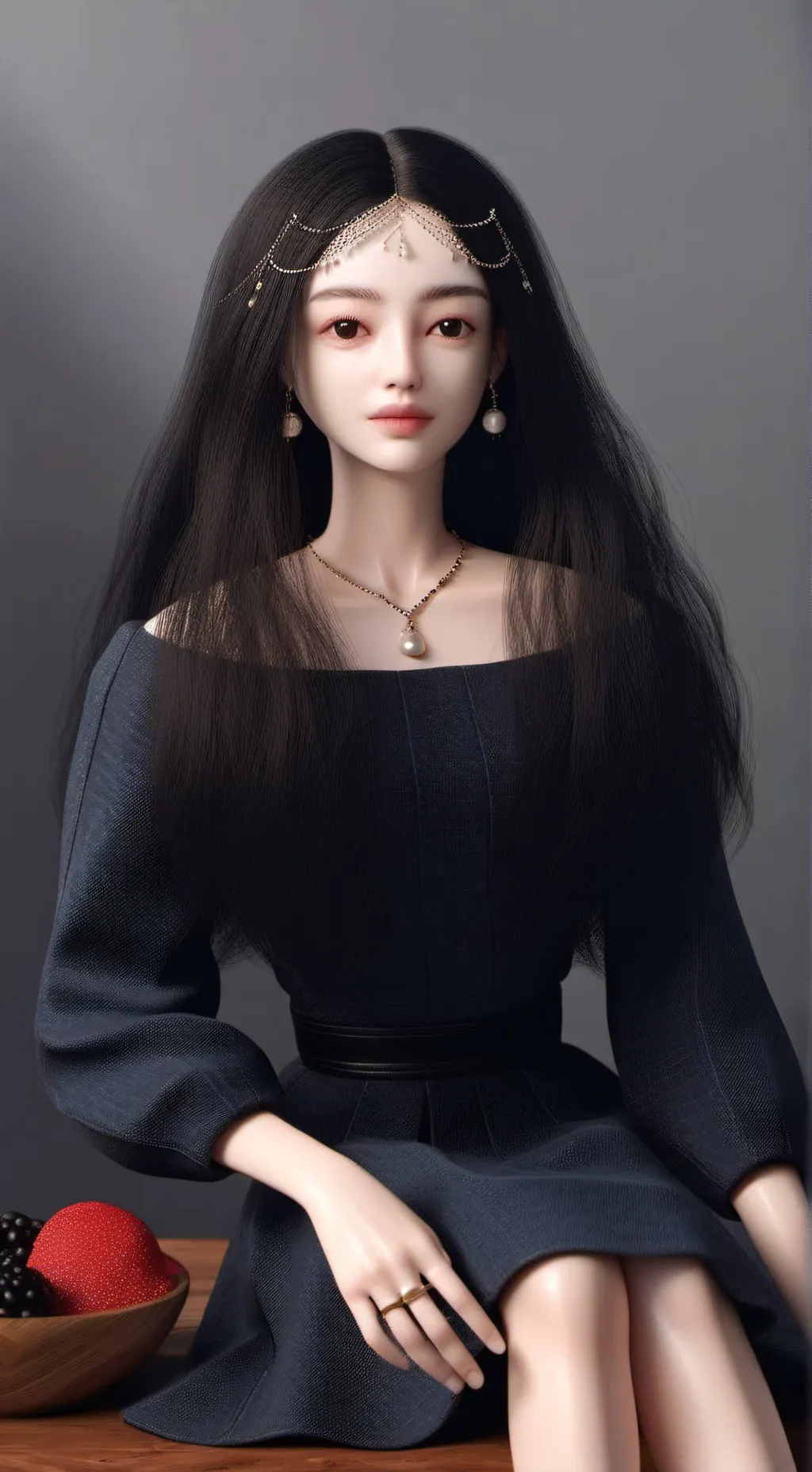 ai character: jisoo💓 background