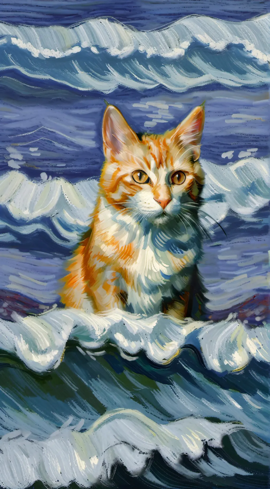 ai character: i am cat background