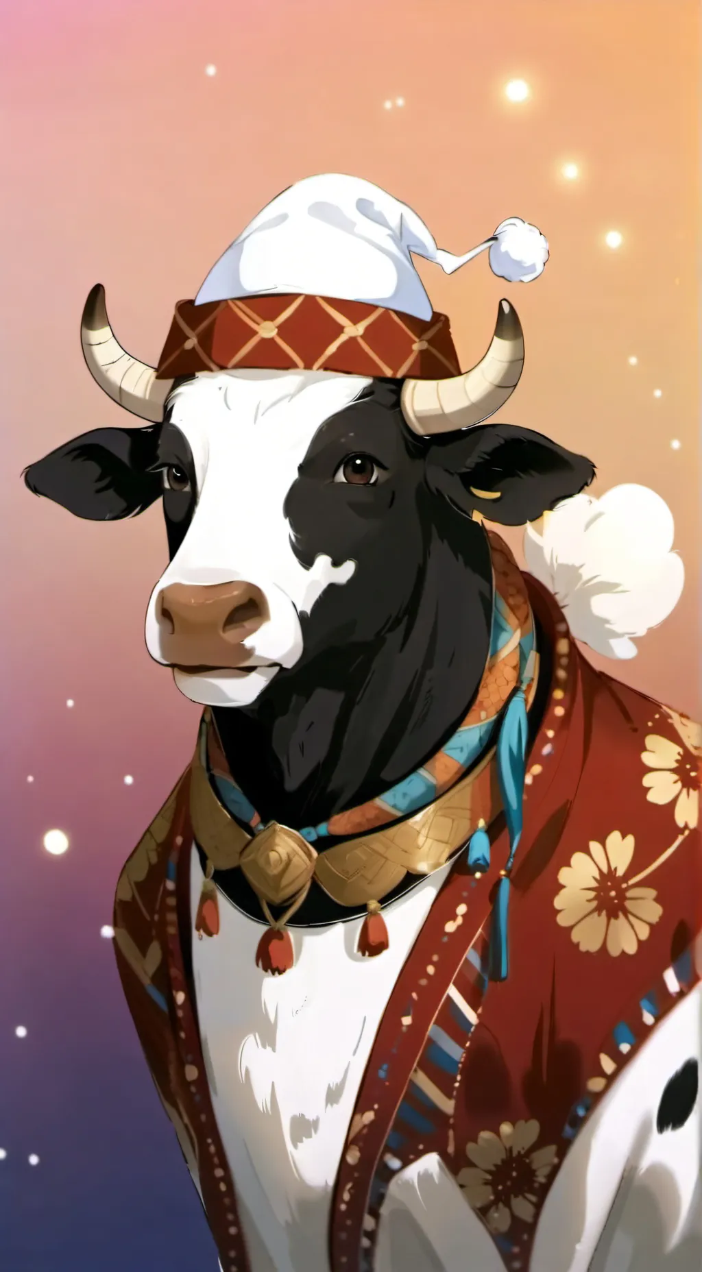 ai character: Dave the Magic Cow background