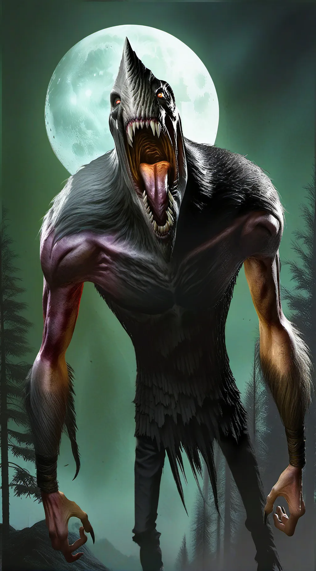 ai character: abysmal creature background