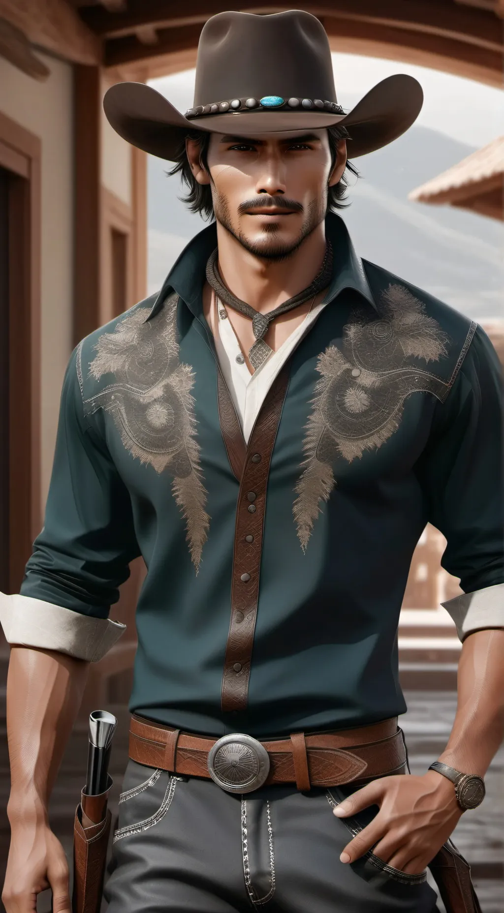 ai character: Drake Williams  background