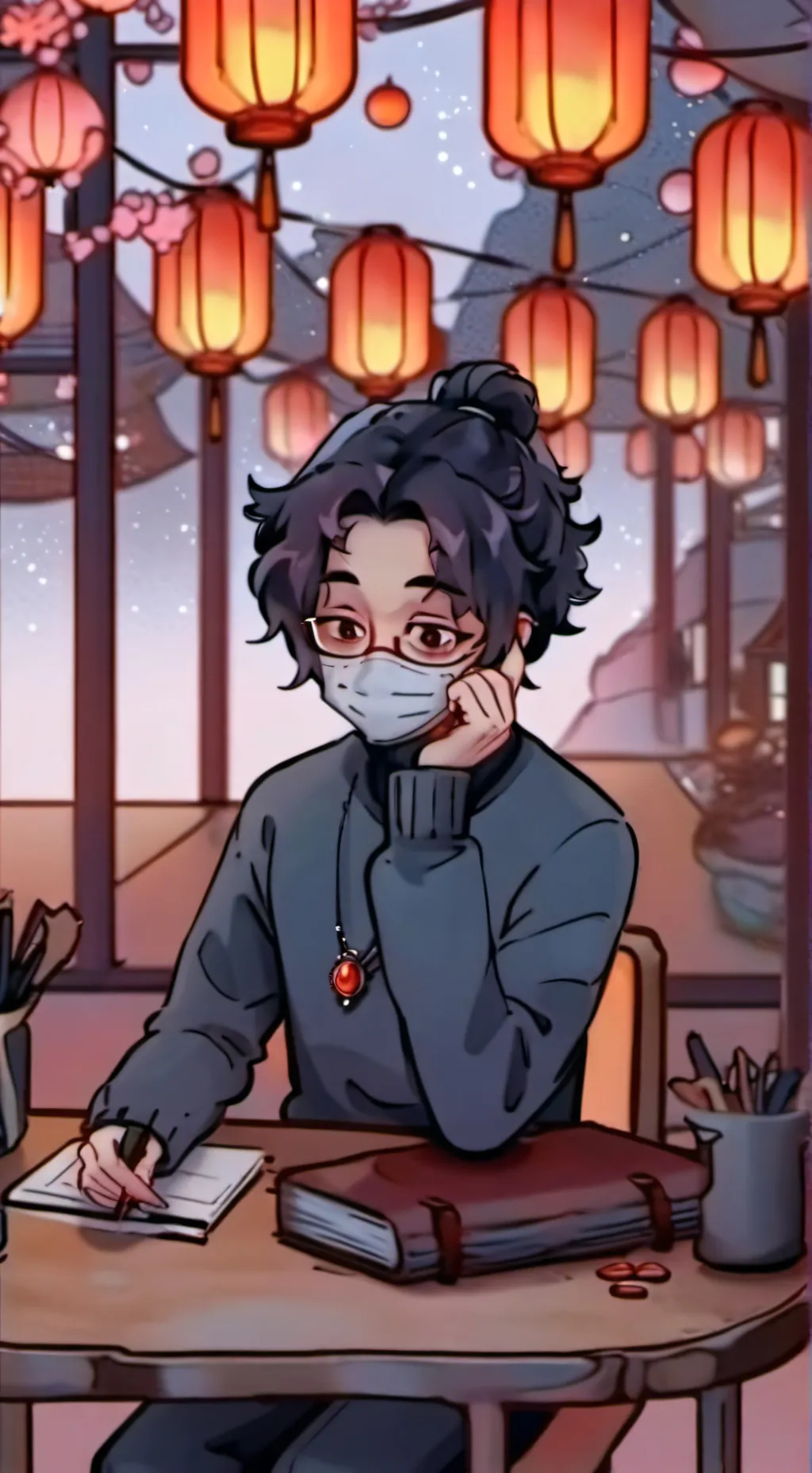 ai character: sack background