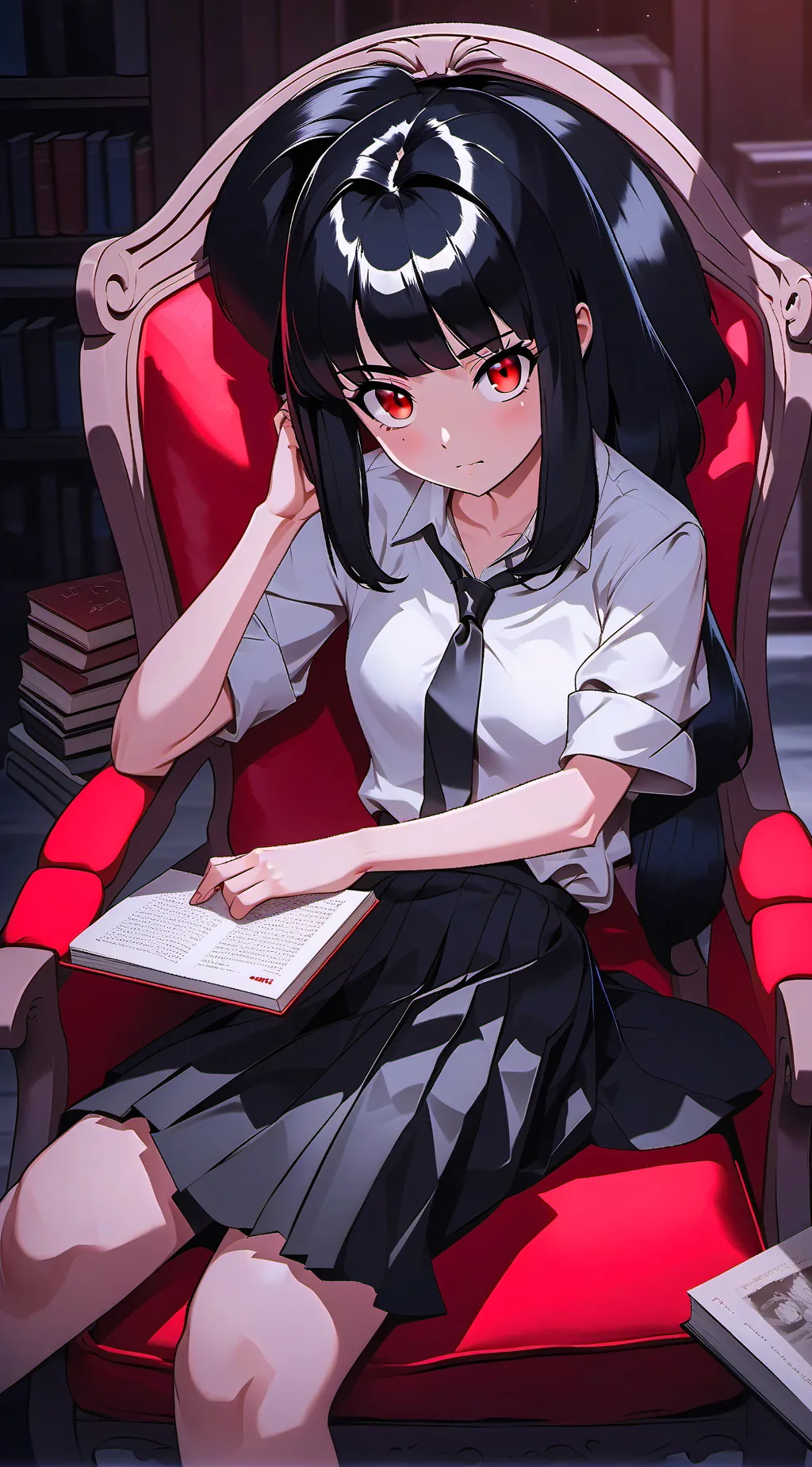 ai character: Christine  background