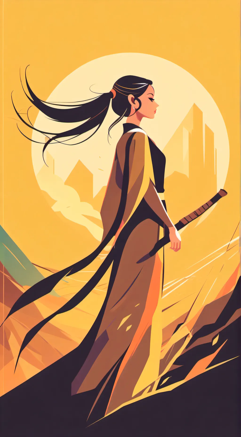 ai character: queen of the died background