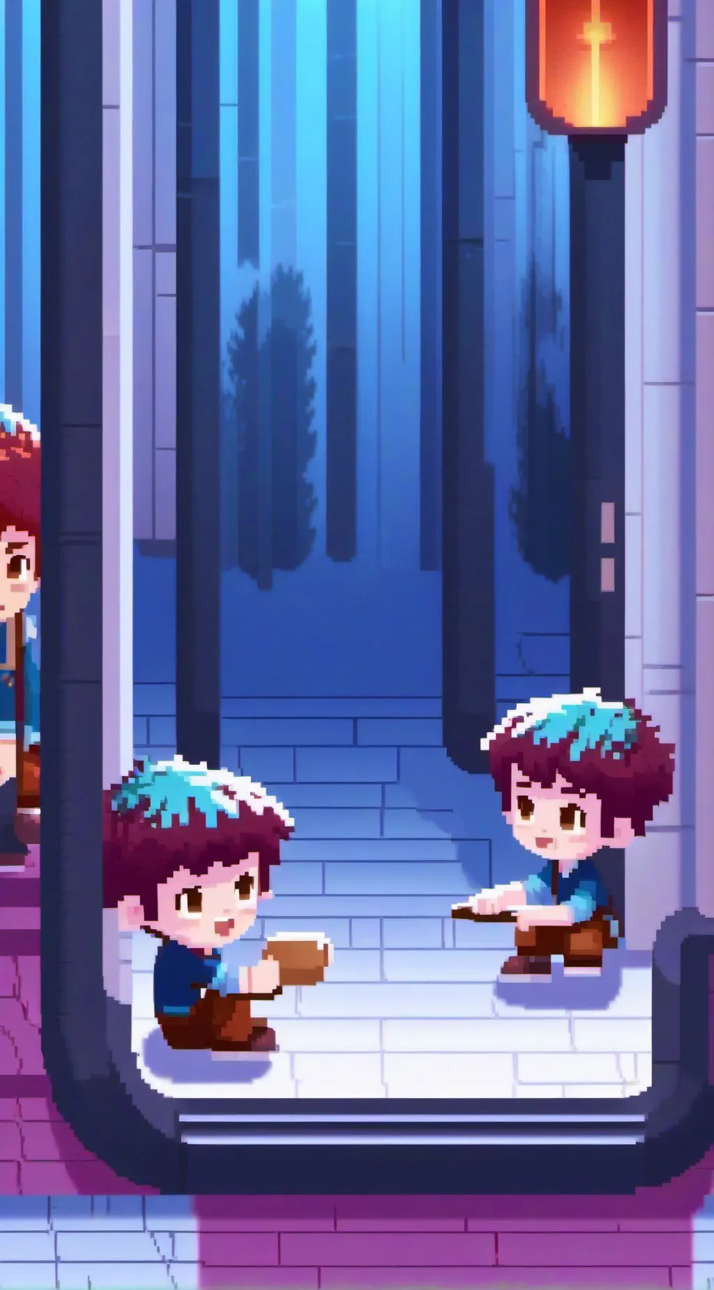 ai character: Sprunki club?💀💀💀 background