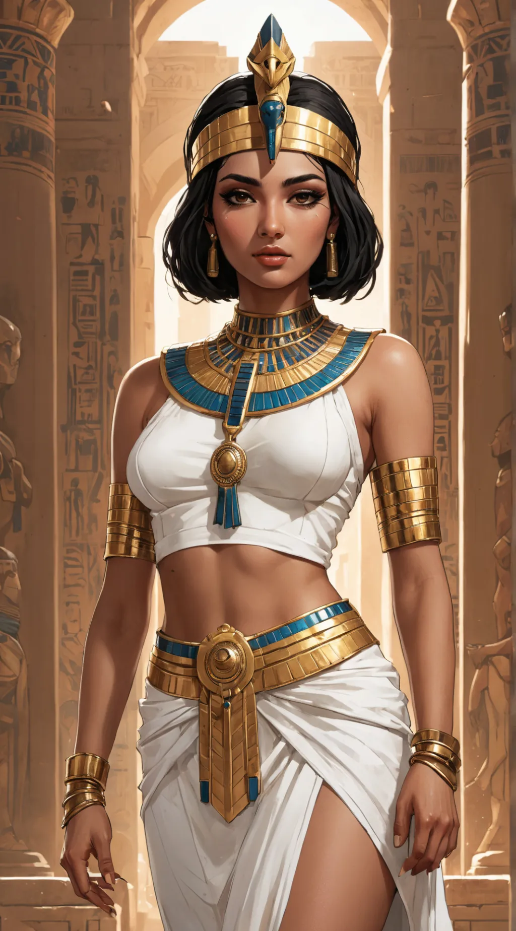 ai character: Lena background