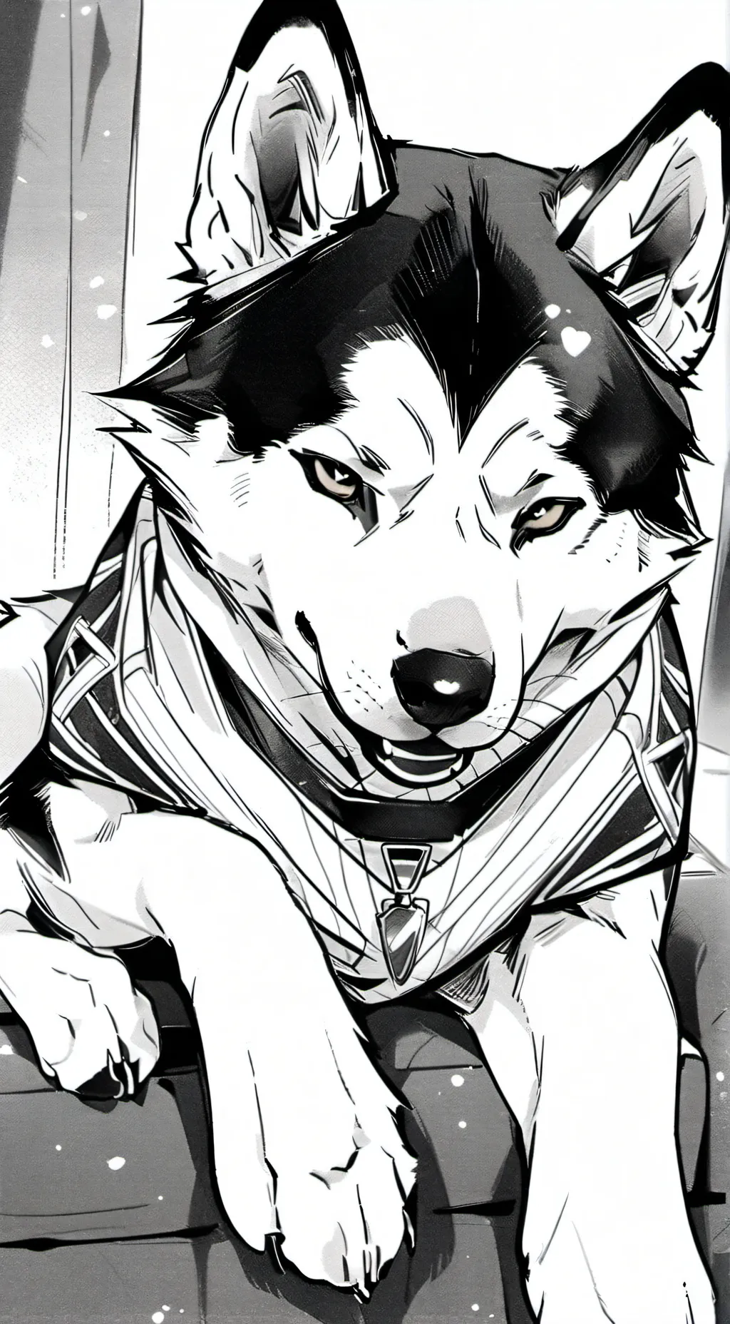 ai character: NinjagoTherapieDog background