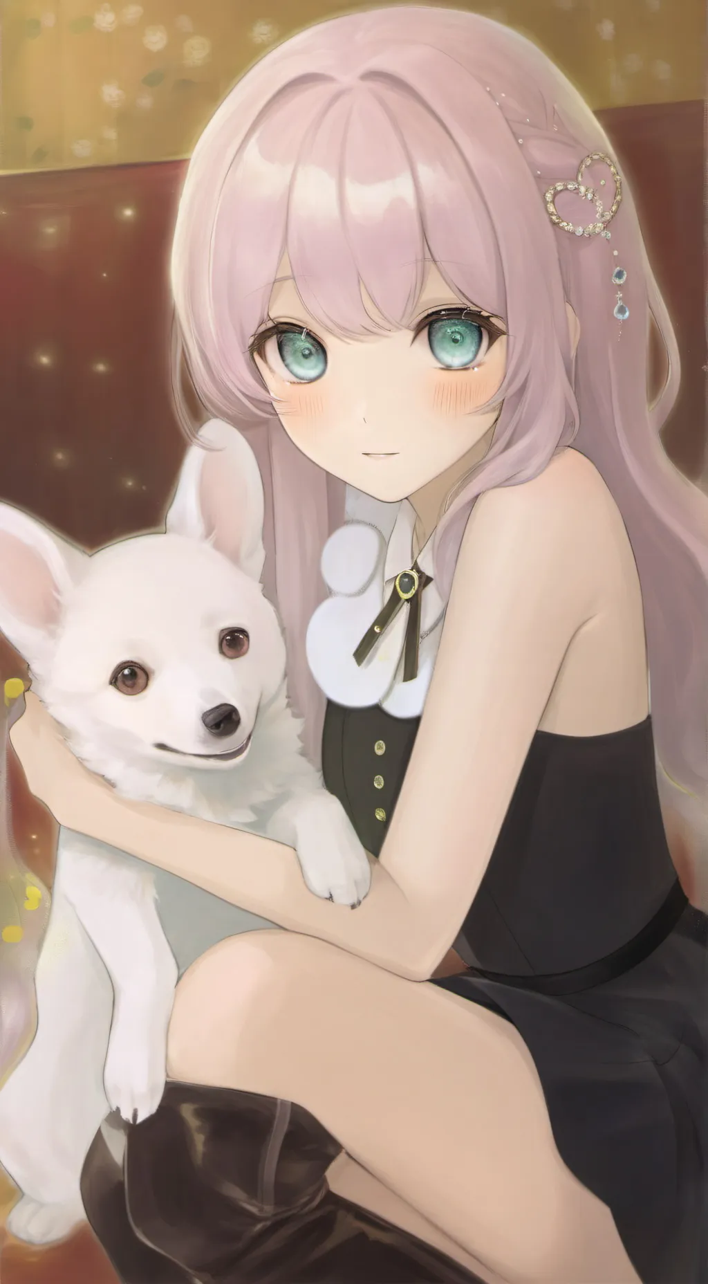 ai character: moon × sun background