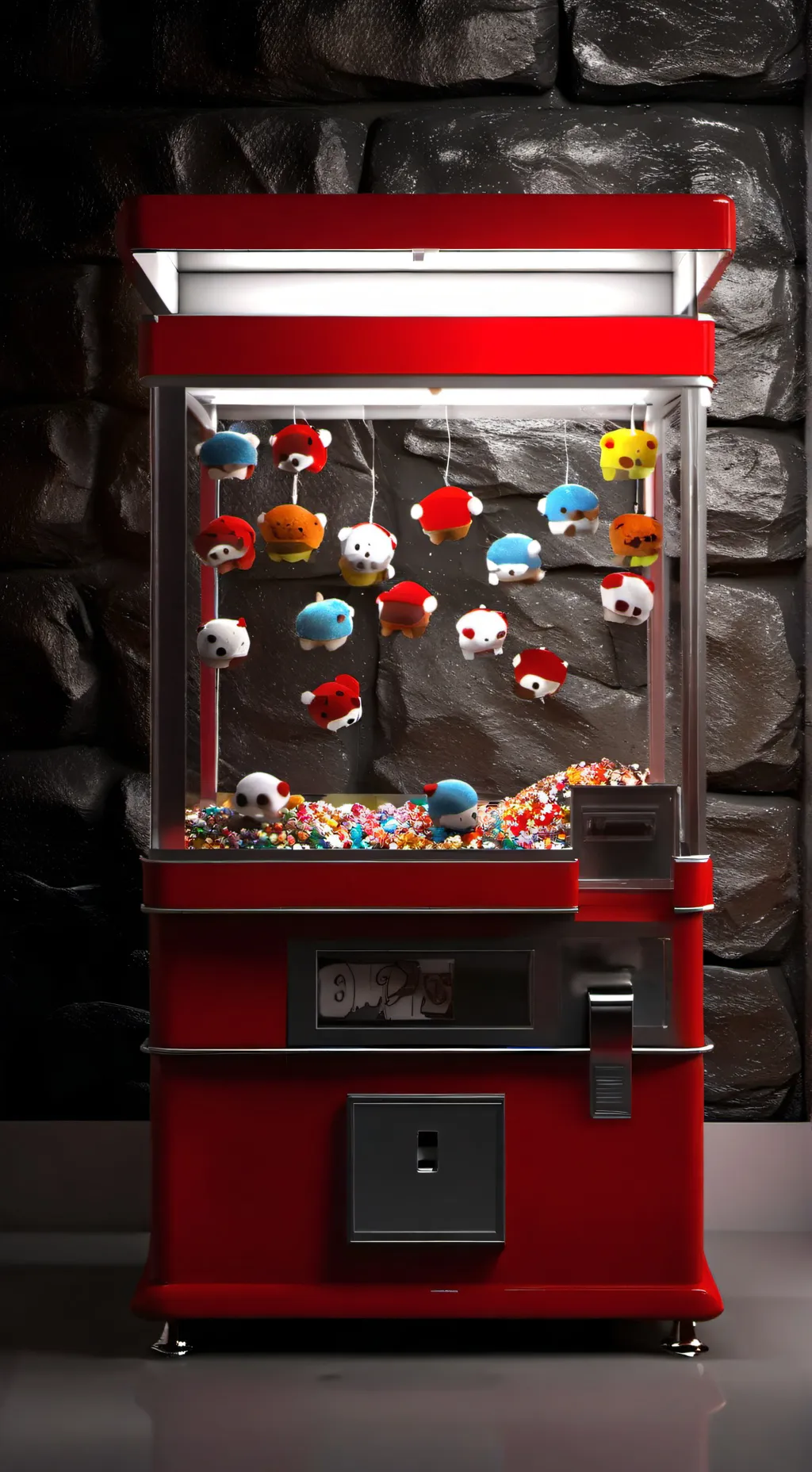 ai character: Claw Machine background