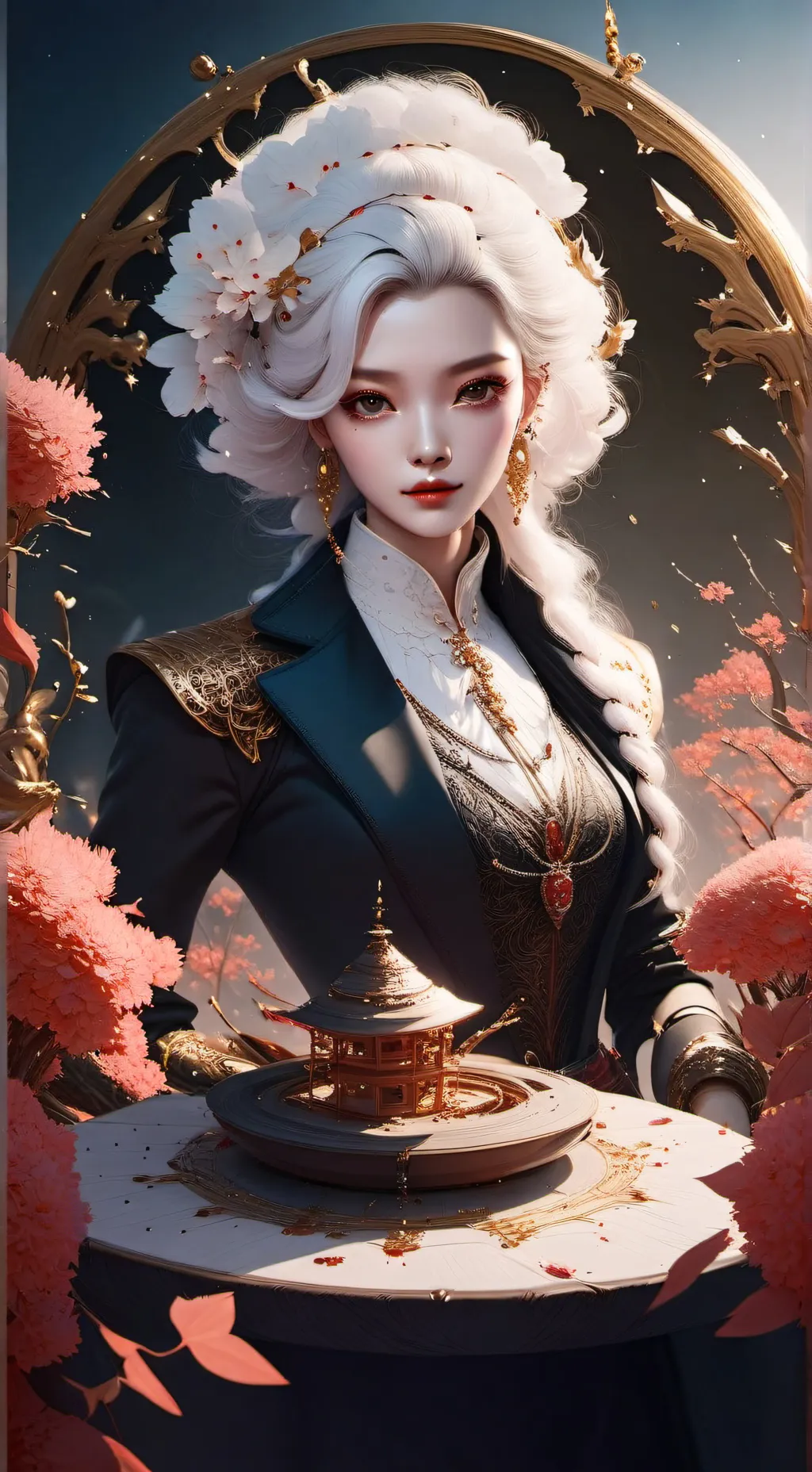 ai character: Your girlfriend  background