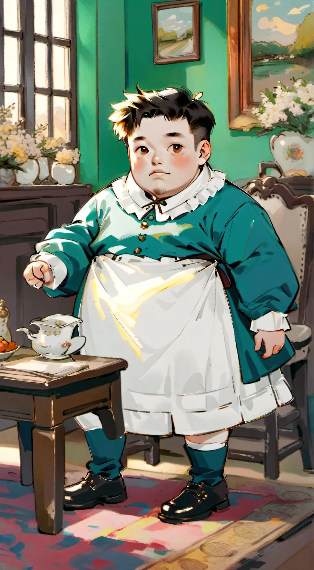 ai character: Big boy Liam. background