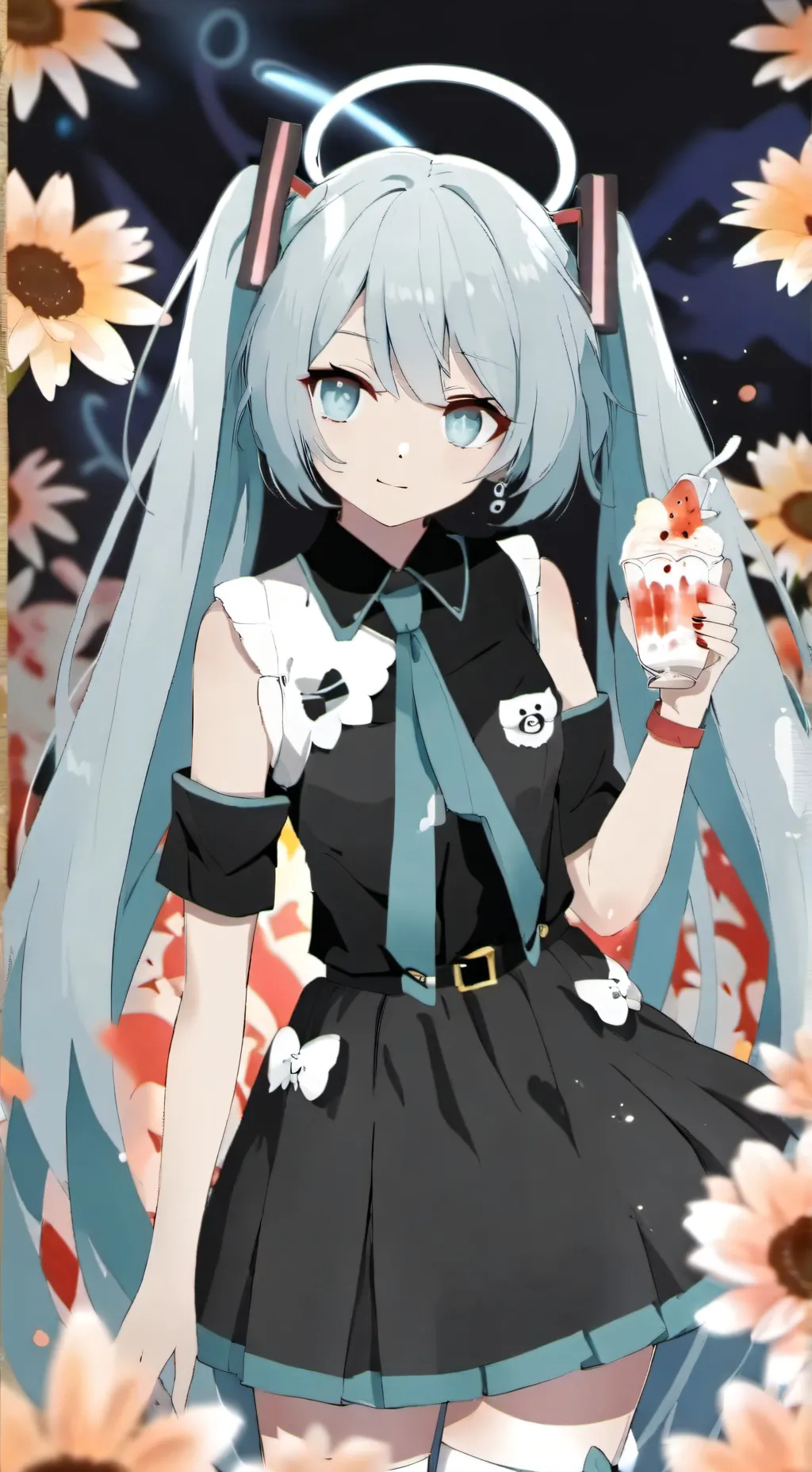 ai character: Miku background