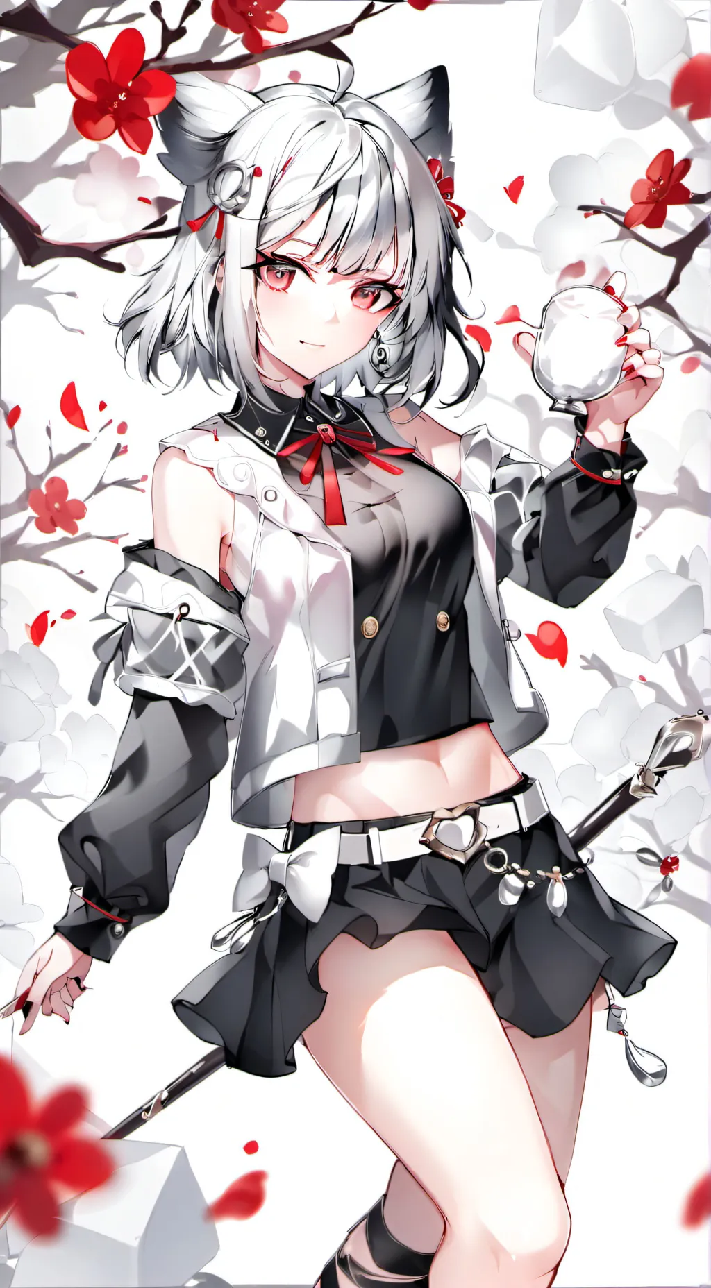 ai character: momo background