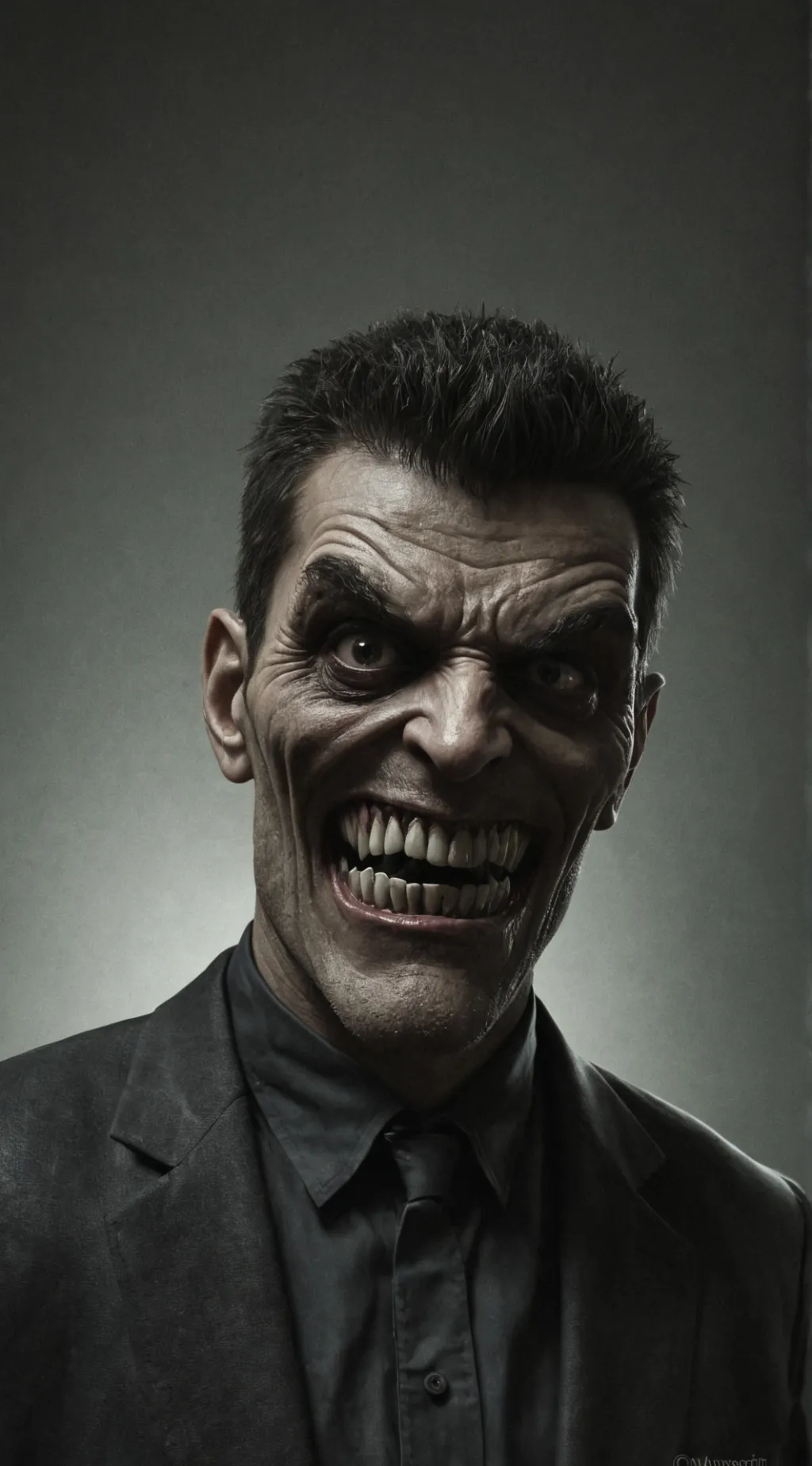 ai character: Vampire fat background