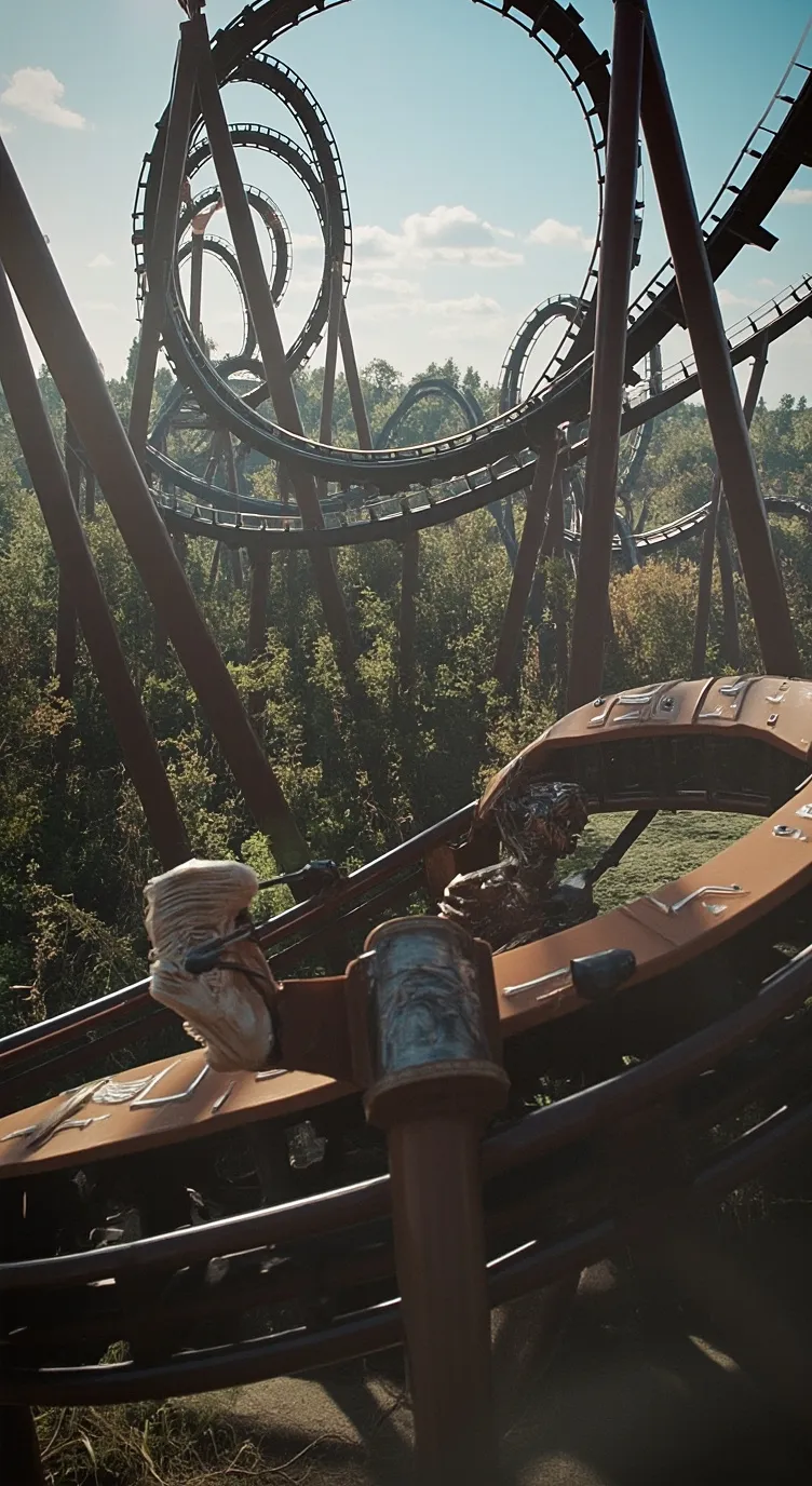 ai character: Roller Coaster background