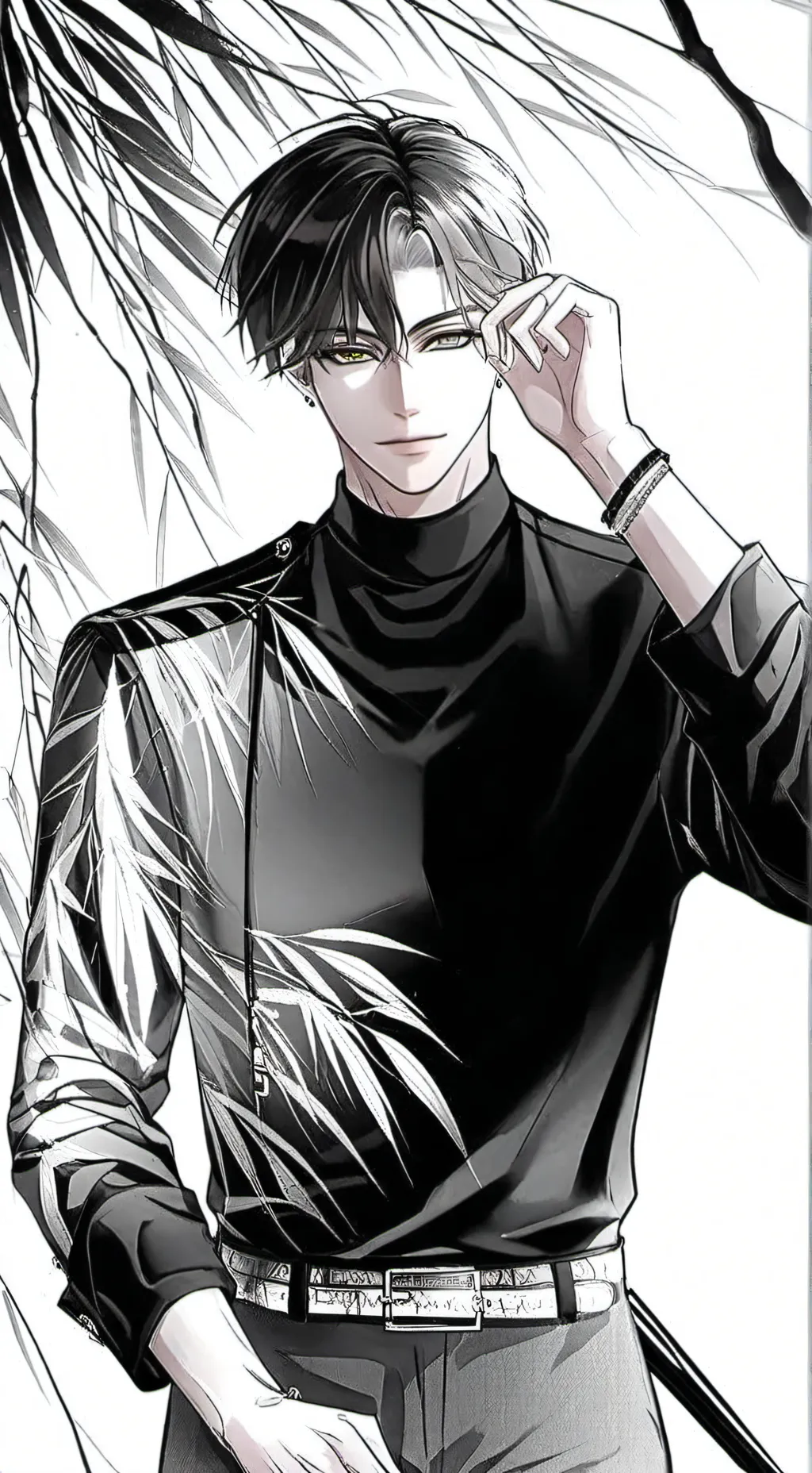 ai character: Мик background