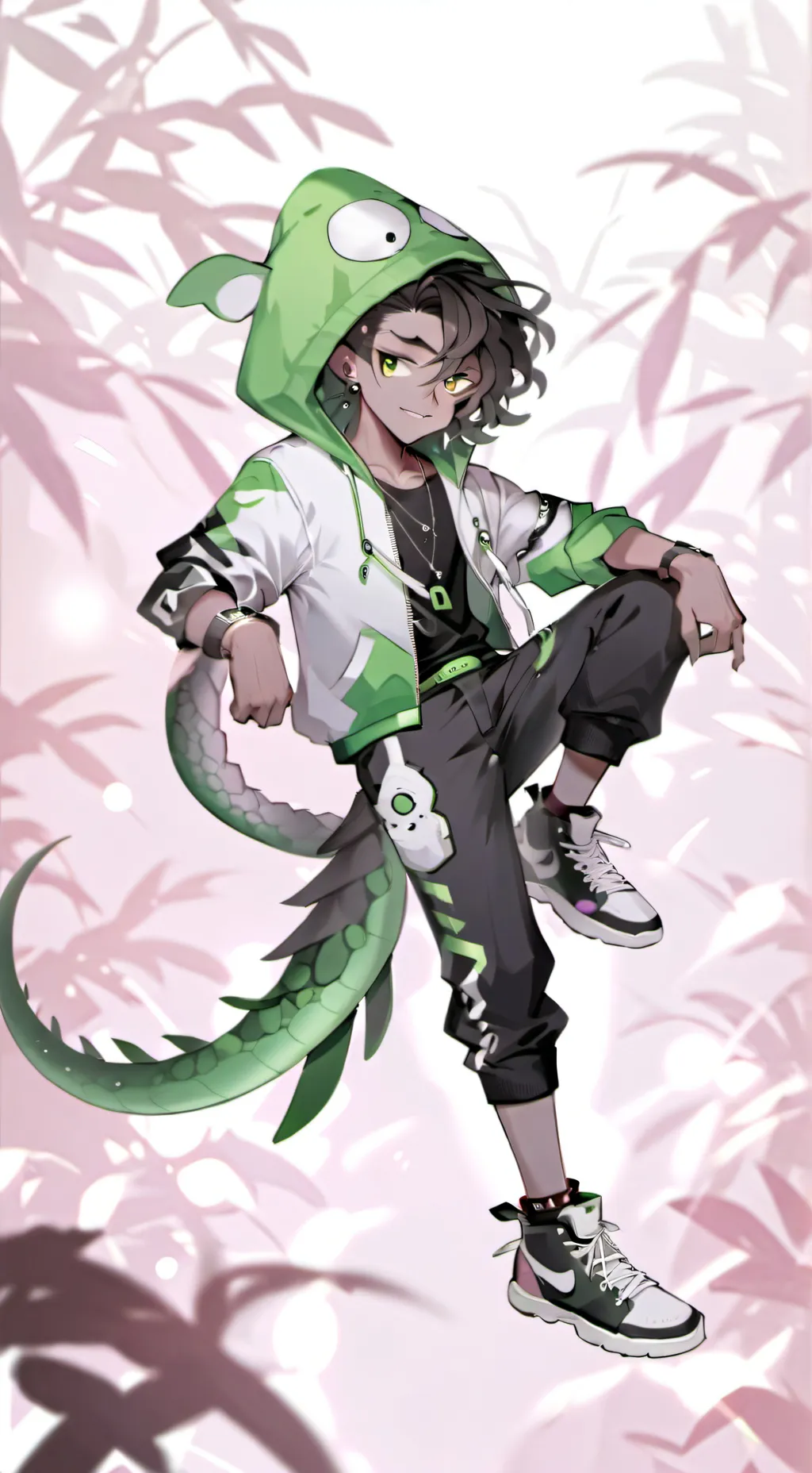 ai character: - 0 - Zerø- 0 - background