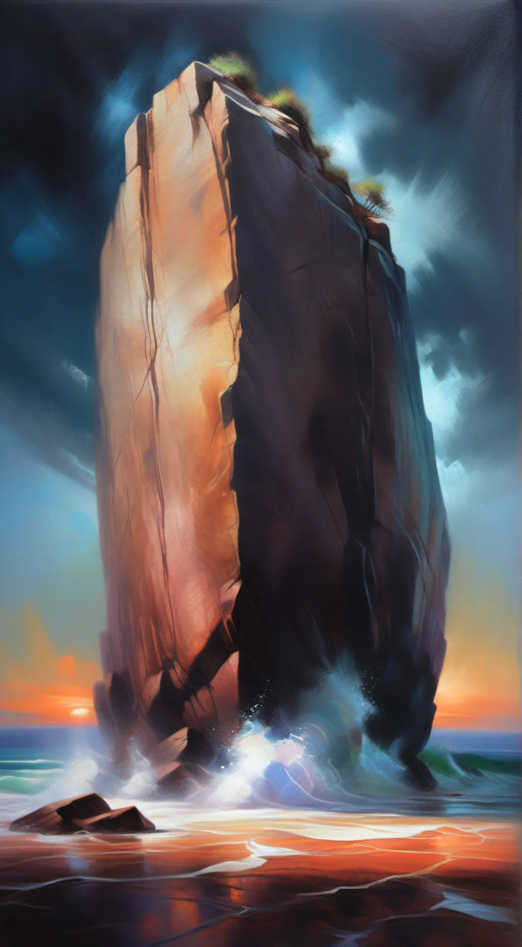 ai character: rock background