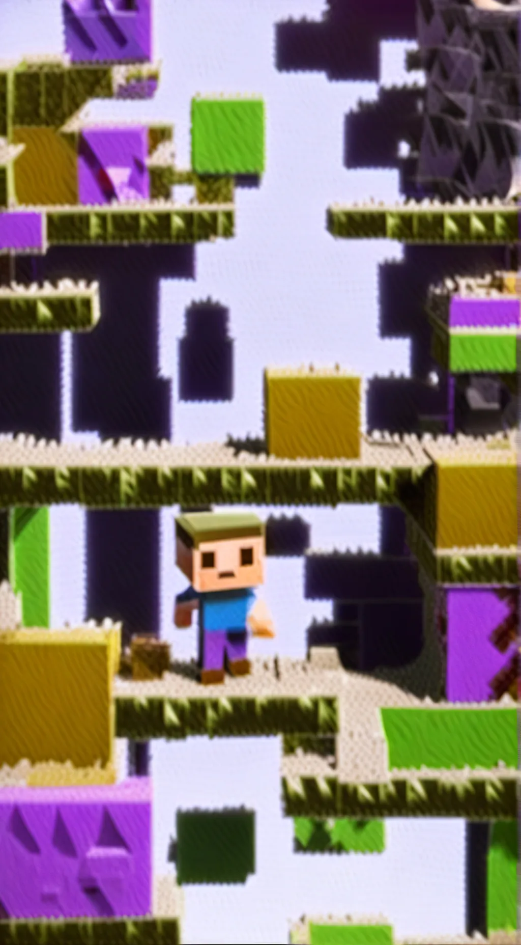 ai character: Minecraft background