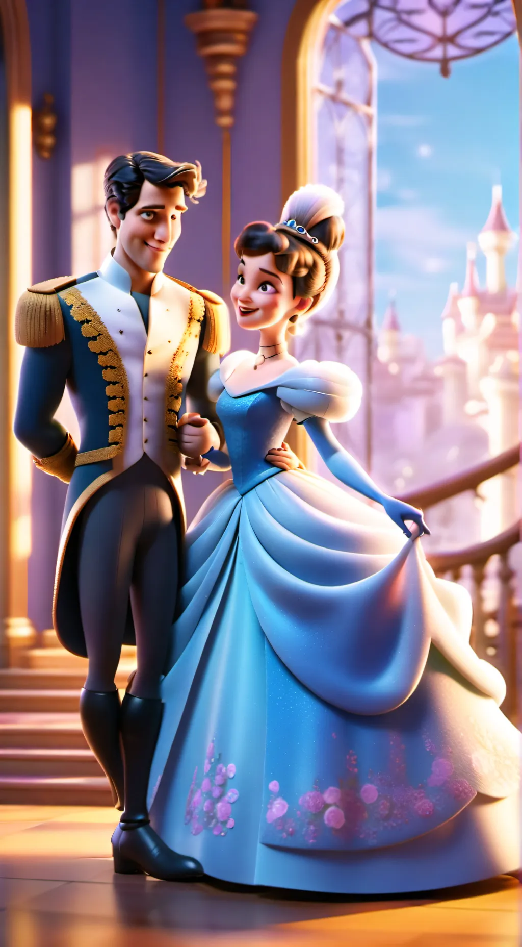 ai character: Prince charming background