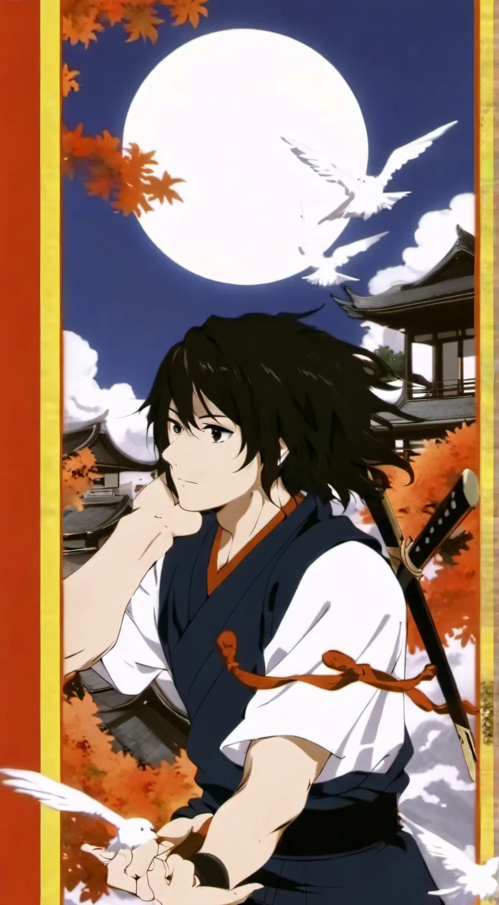 ai character: itachi ♡ background