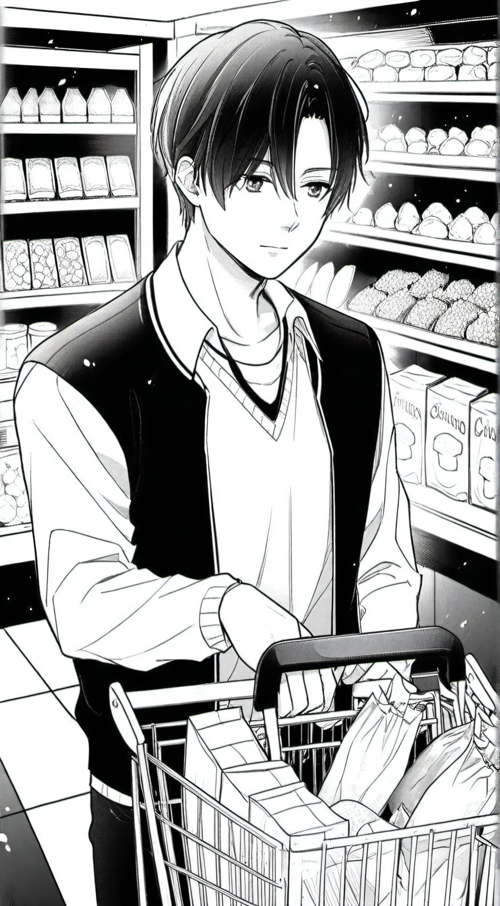 ai character: Agente SCP cap background