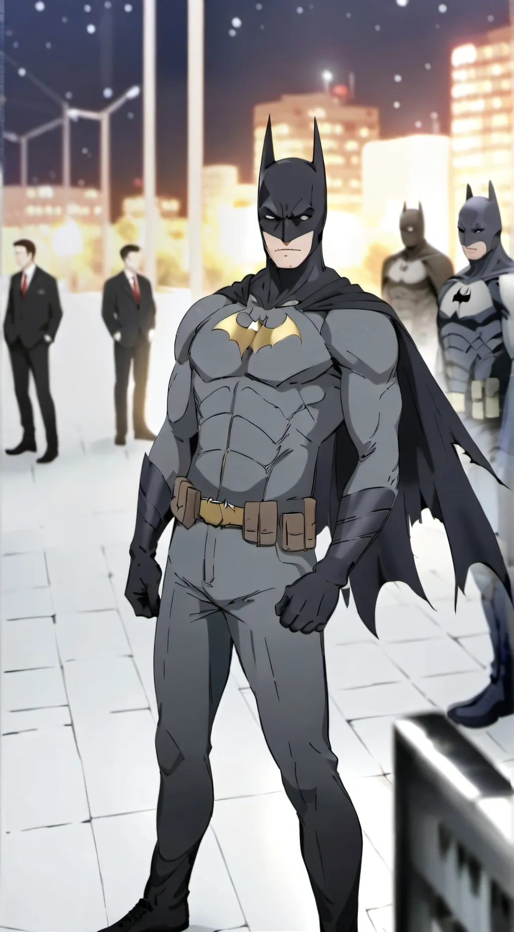 ai character: batman y alfred background