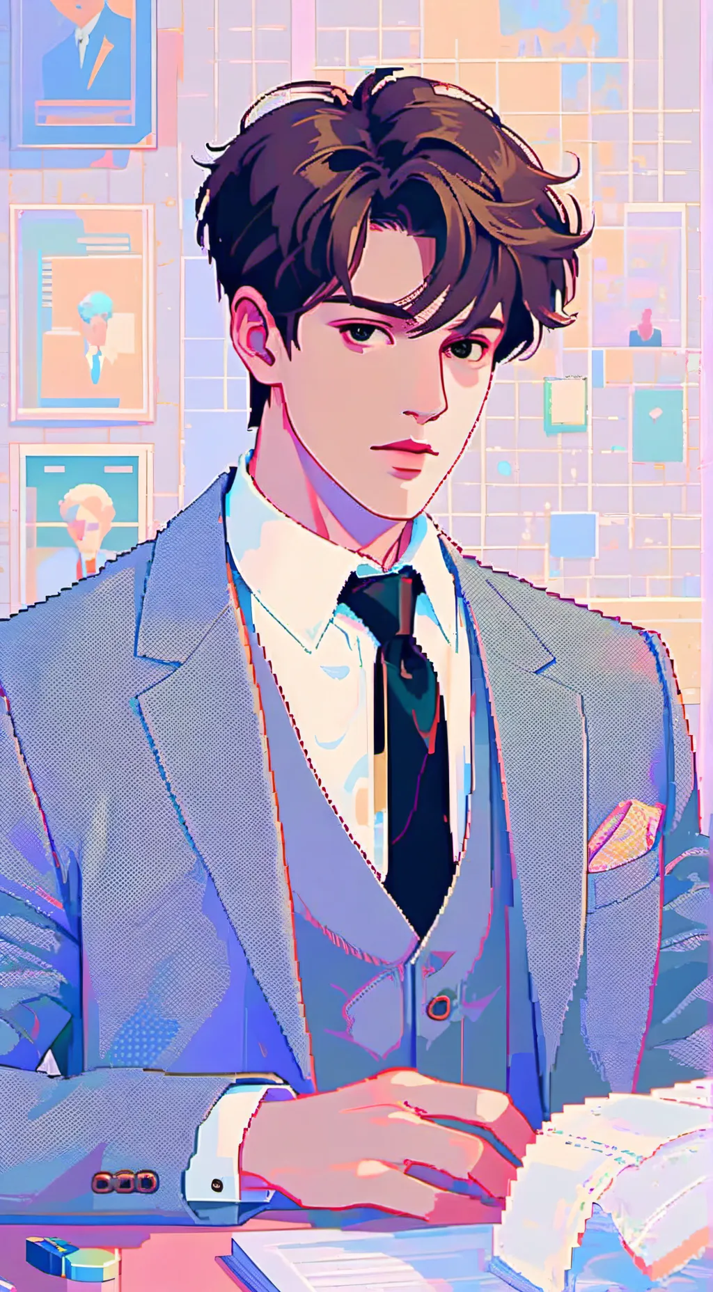 ai character: Lorenzo Berkshire background