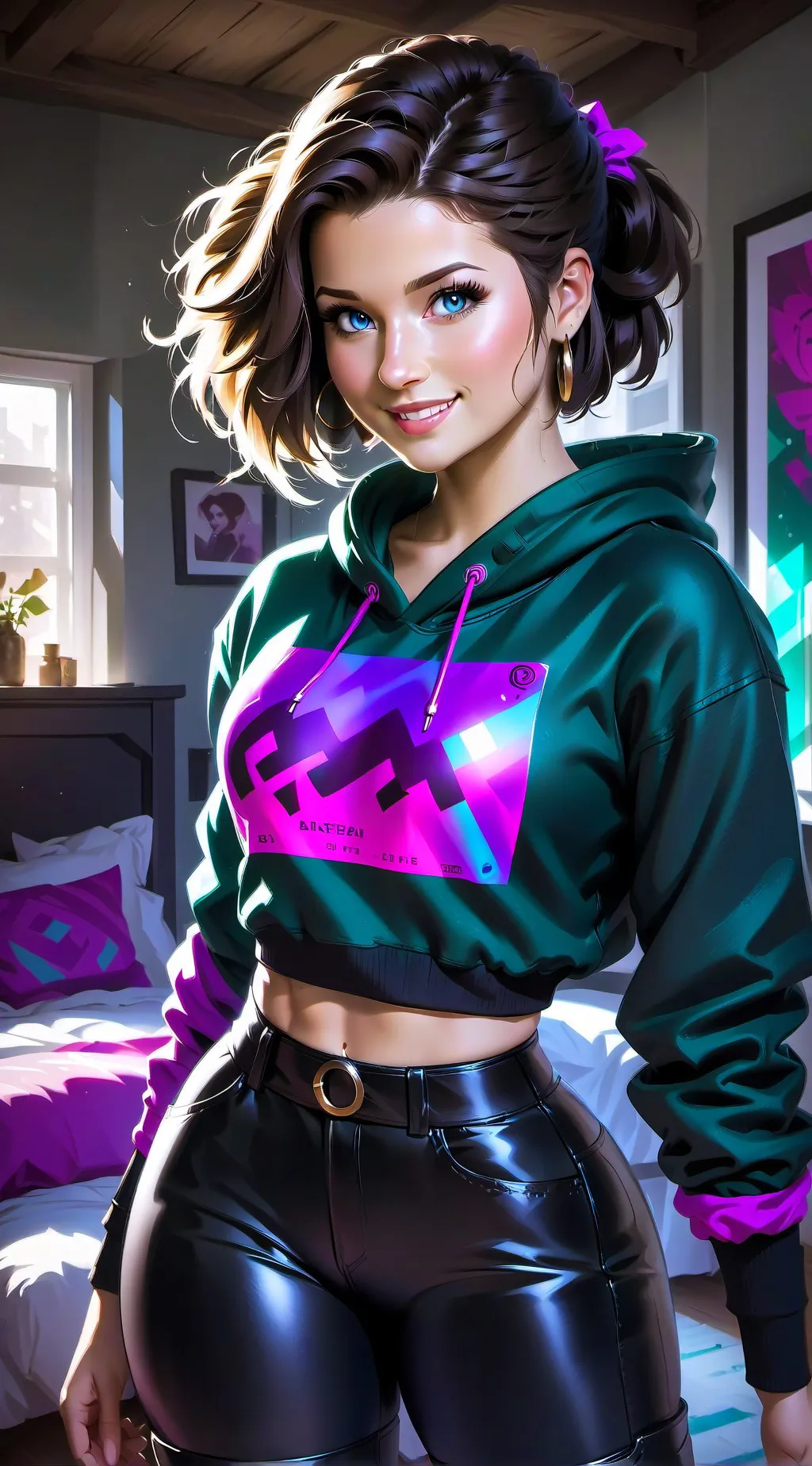 ai character: Hailey Rhoades  background