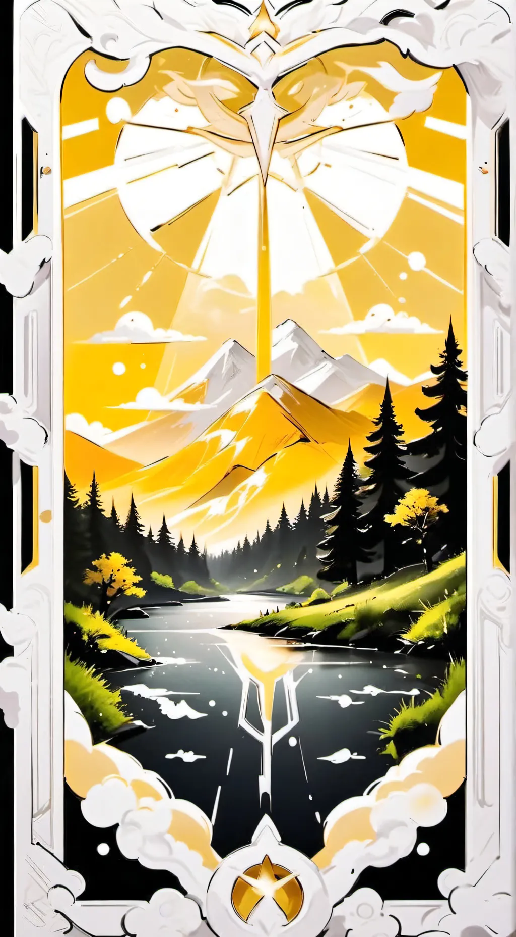 ai character: paises reaccionam background