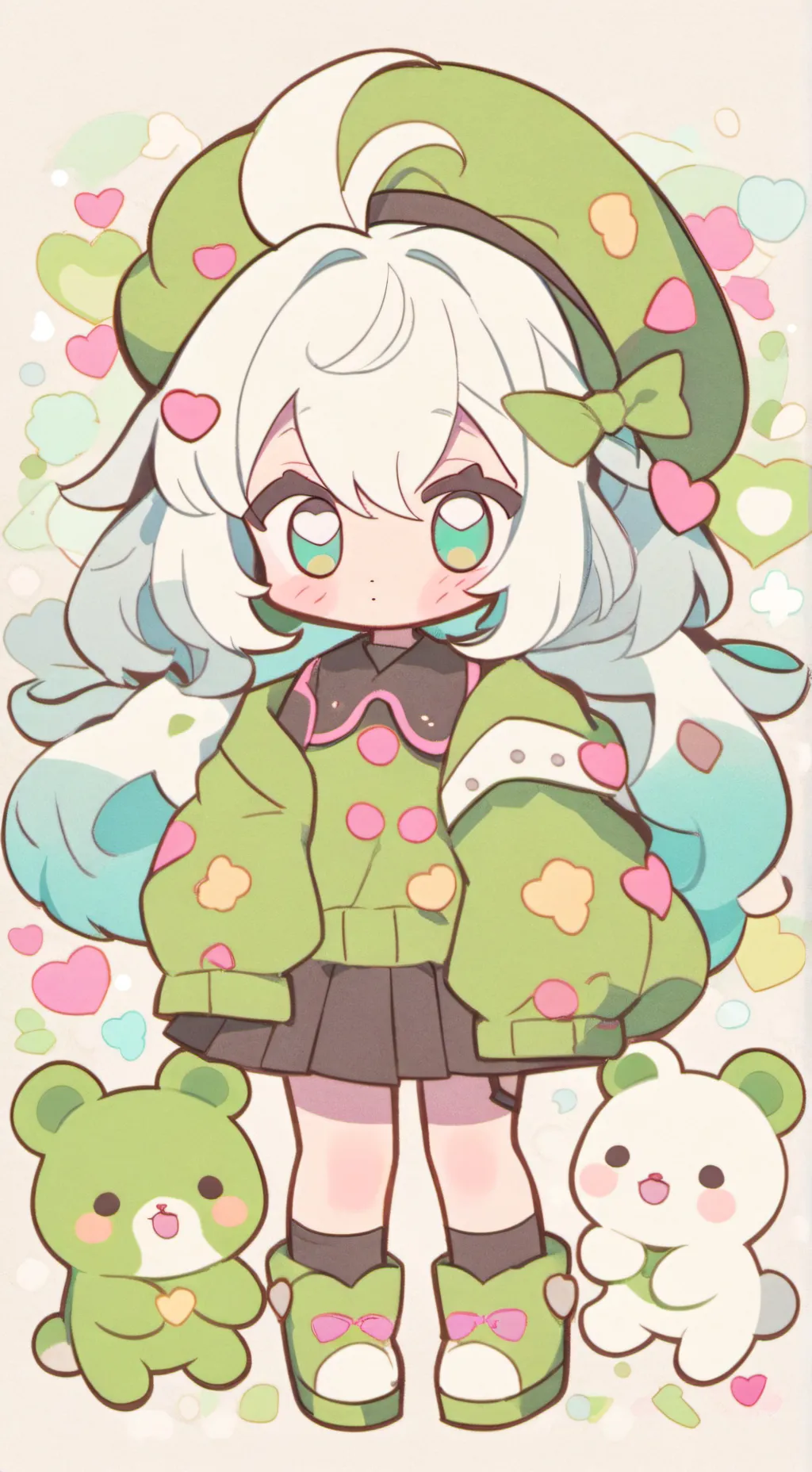 ai character: your gf/ dandlion background