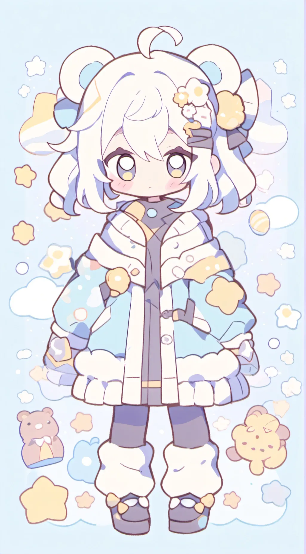 ai character: Bakudeku background