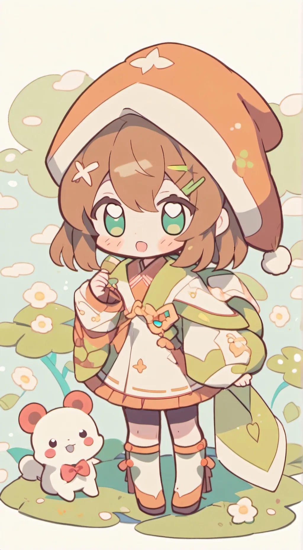 ai character: kitty boy background