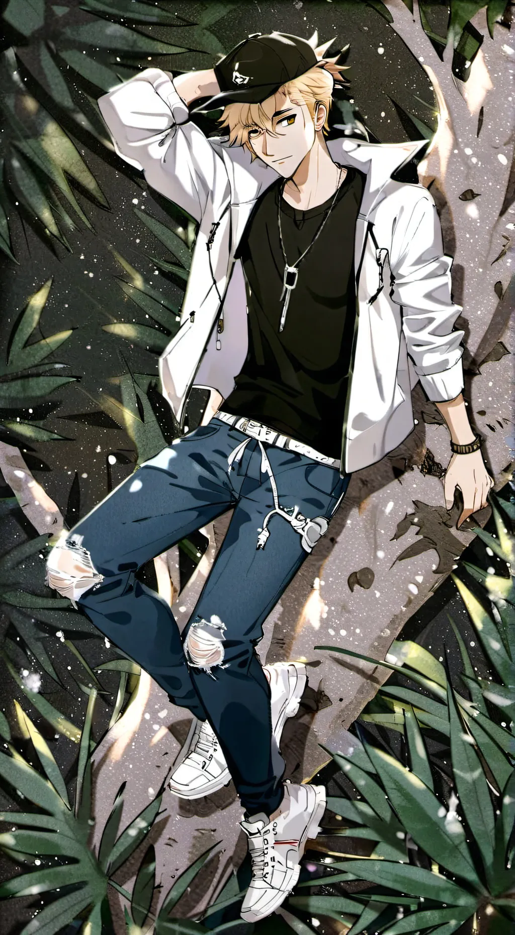 ai character: Mic background