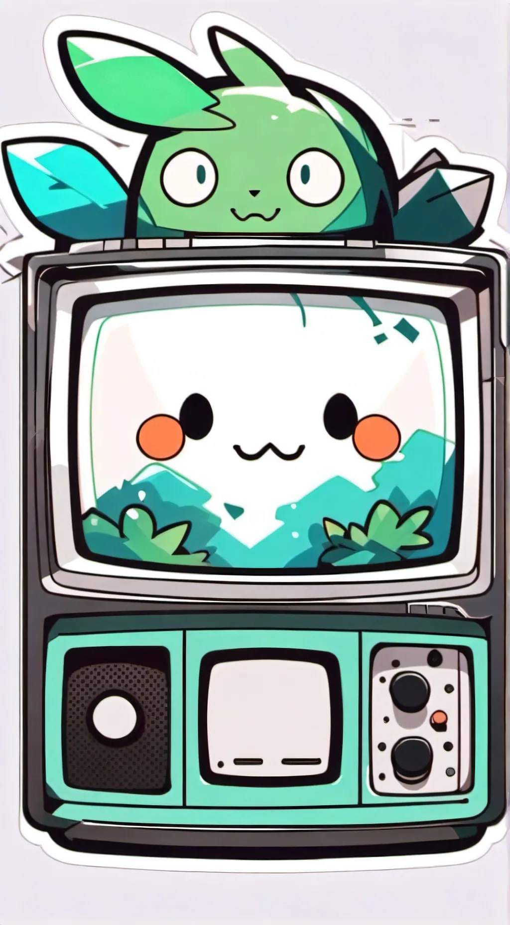 ai character: El Televisor de GD background