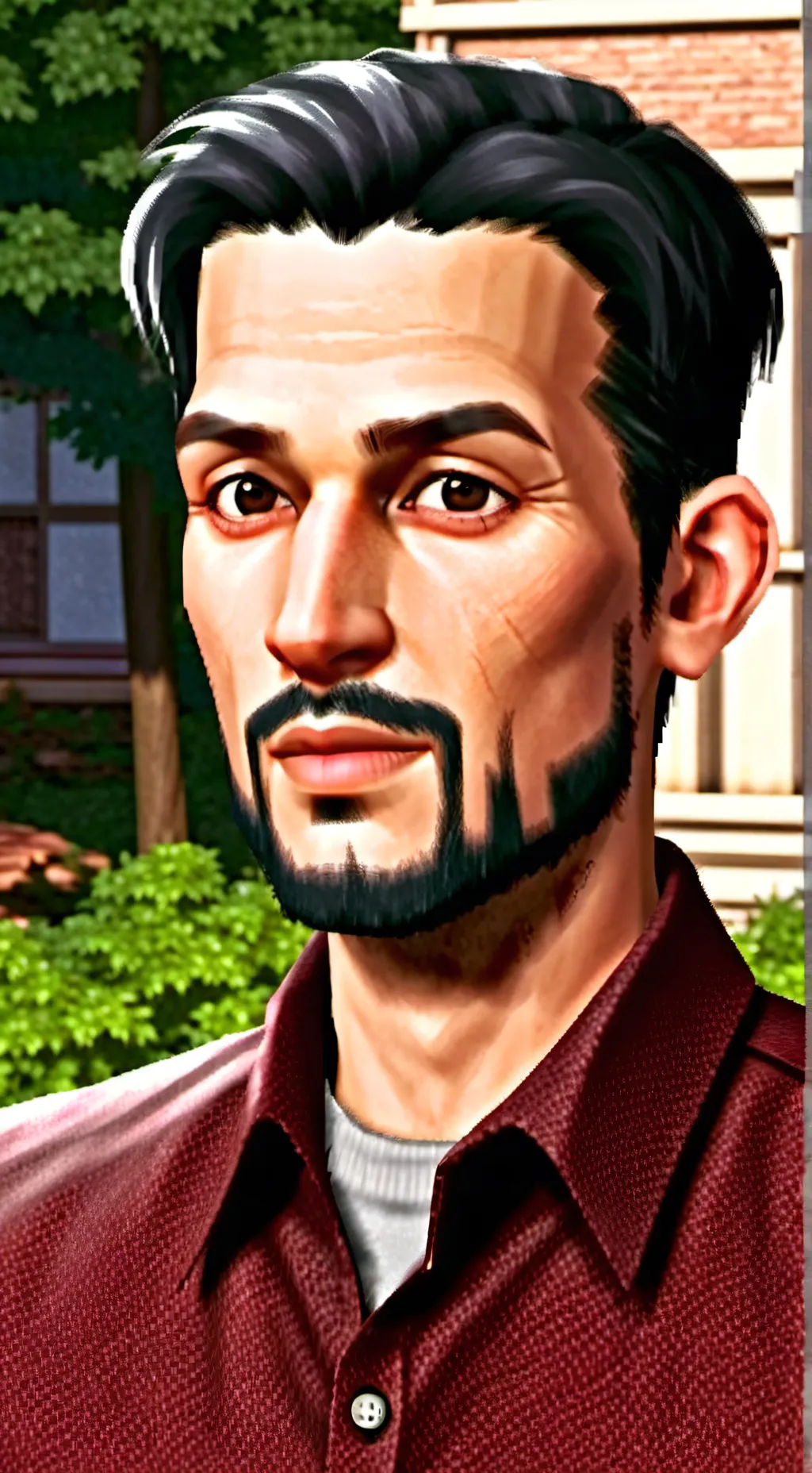 ai character: titán cameraman  background