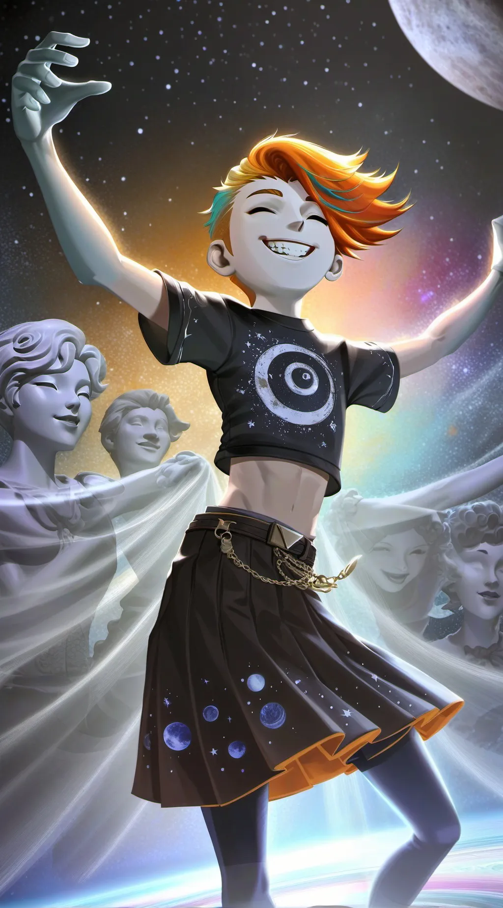 ai character: Fzzy Bzzy background