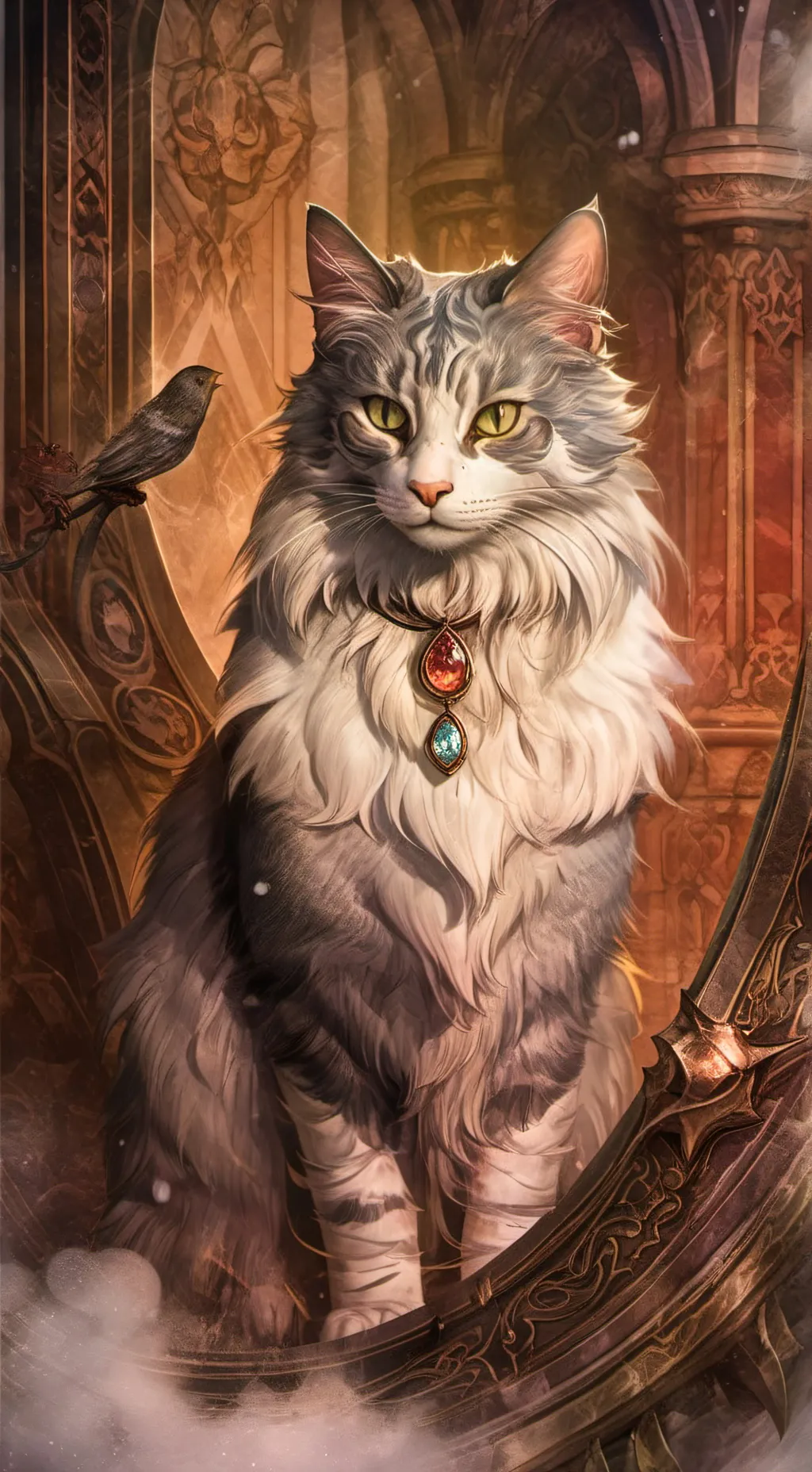 ai character: 𝐒м𝑜Ҝｅ𝔽𝐚¢ｅ background