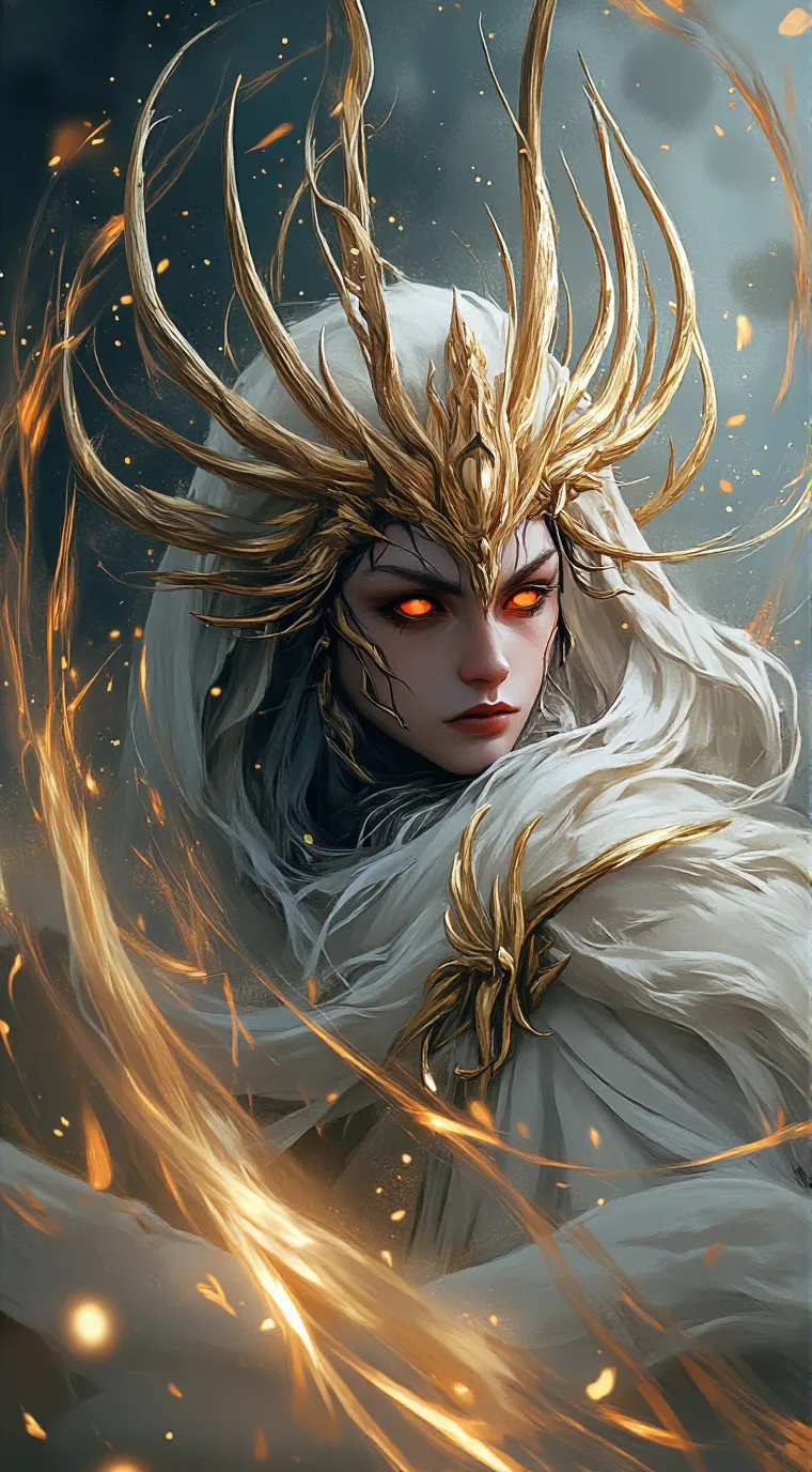 ai character: digital circus background