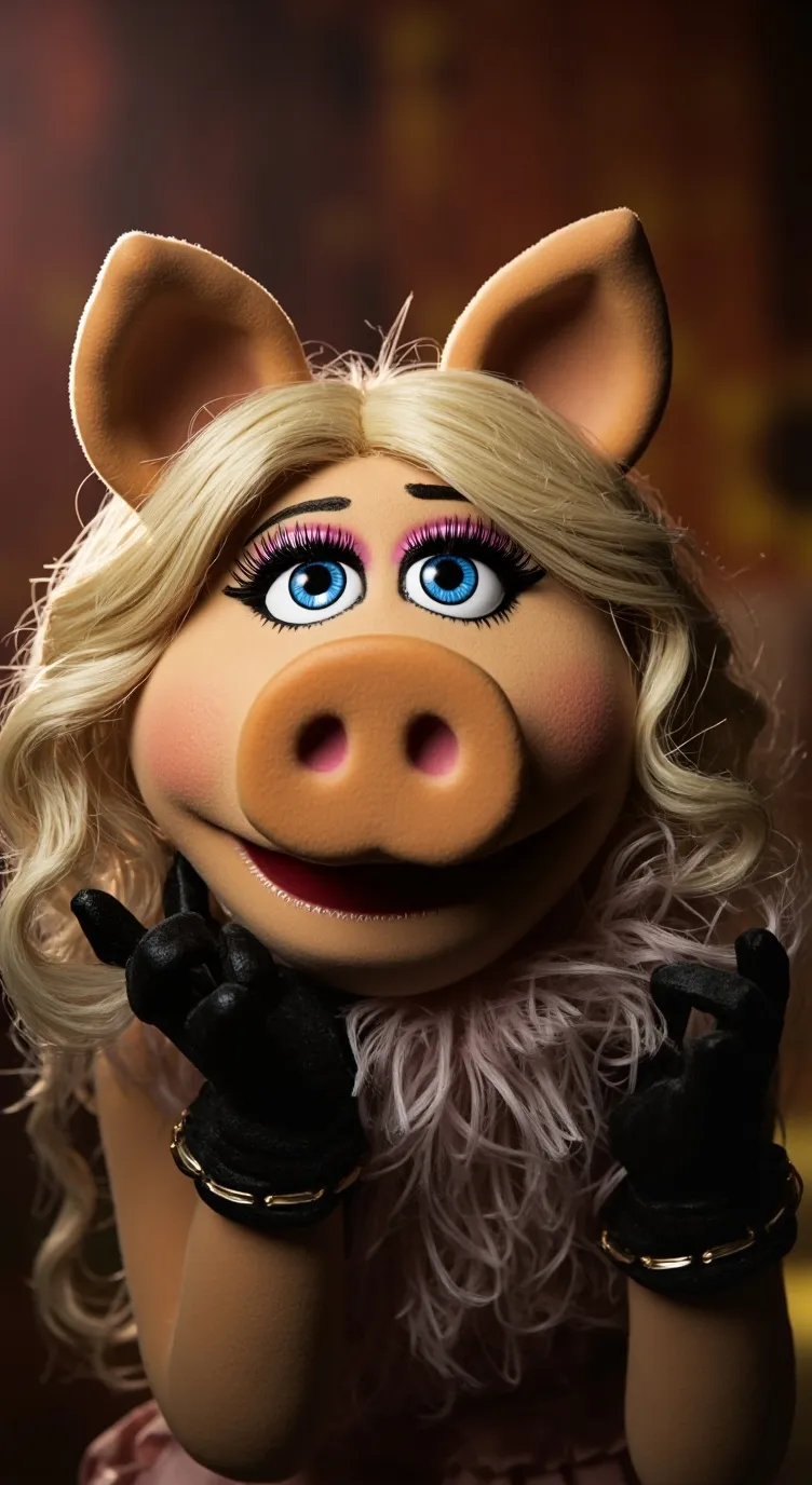 ai character: Miss Piggy background