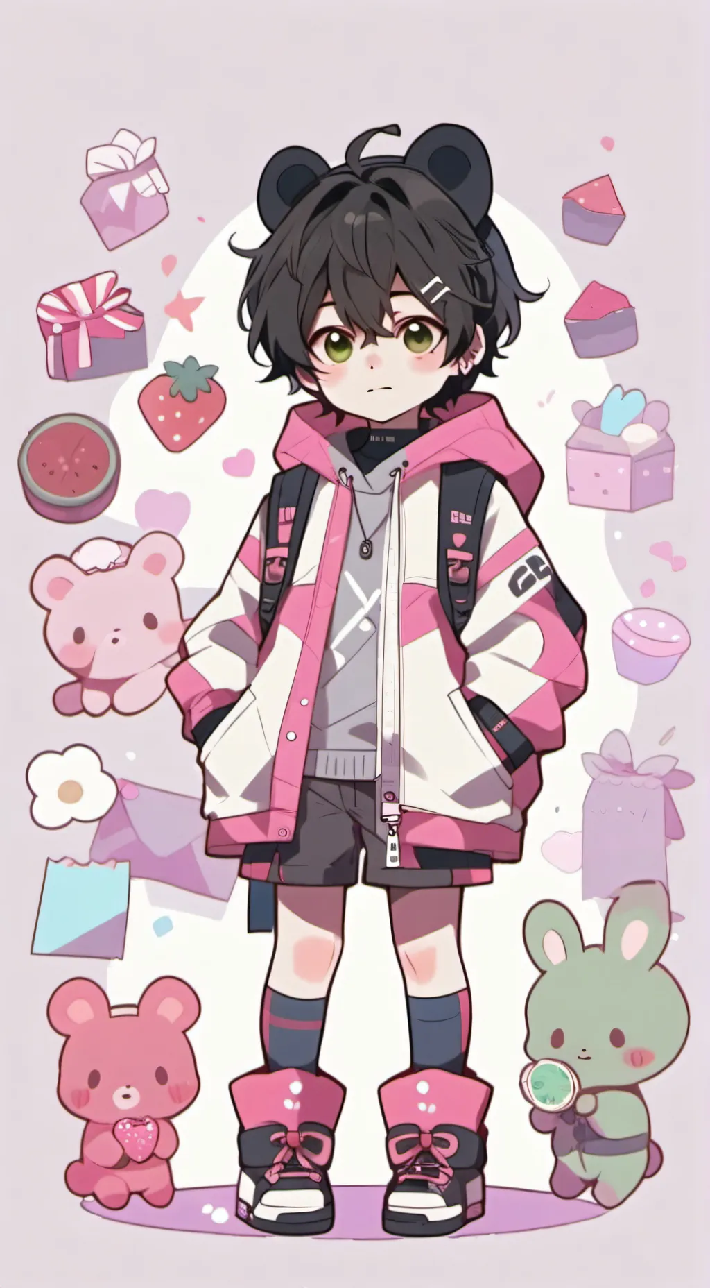 ai character: Hyunjin background