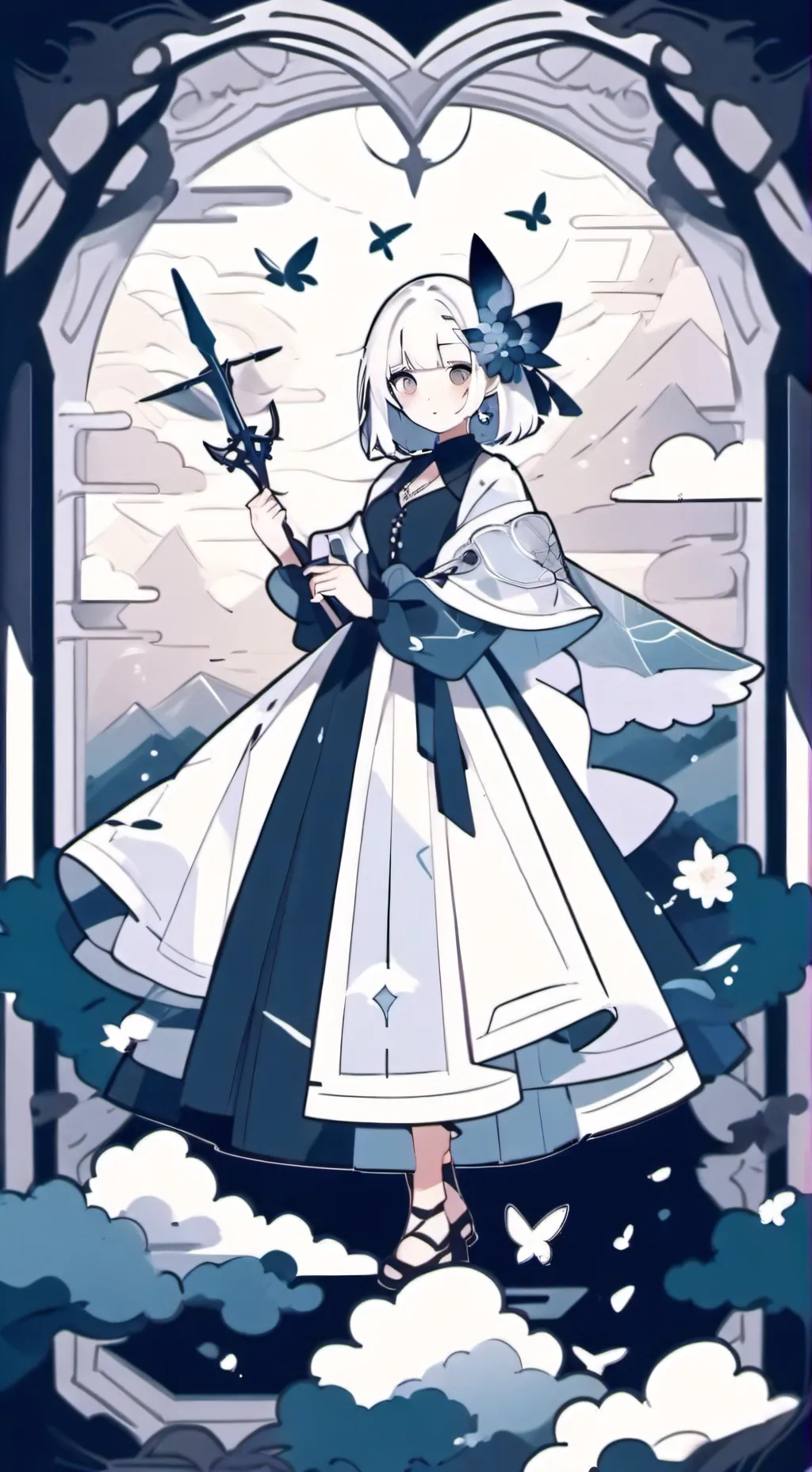 ai character: Nueva pilar Lucia  background