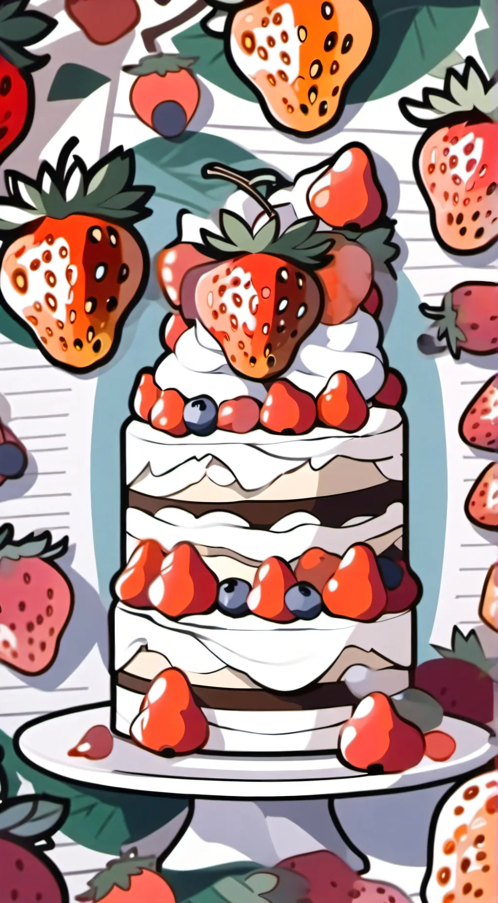 ai character: moonberry background