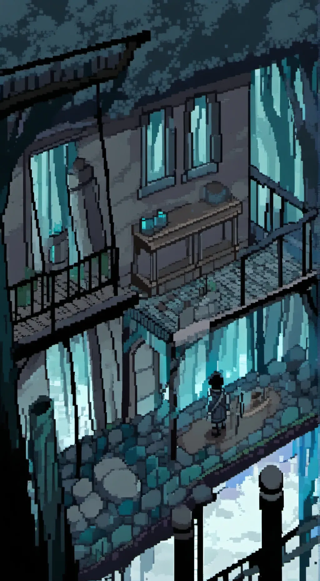 ai character: CH sleepover  background