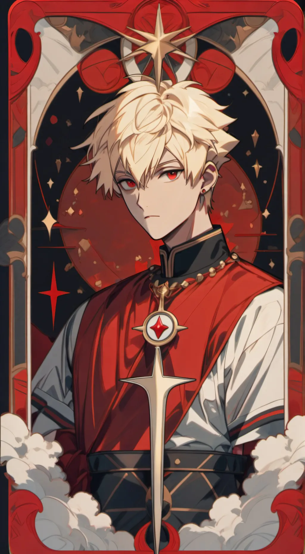 ai character: Katsuki Pro Hero background