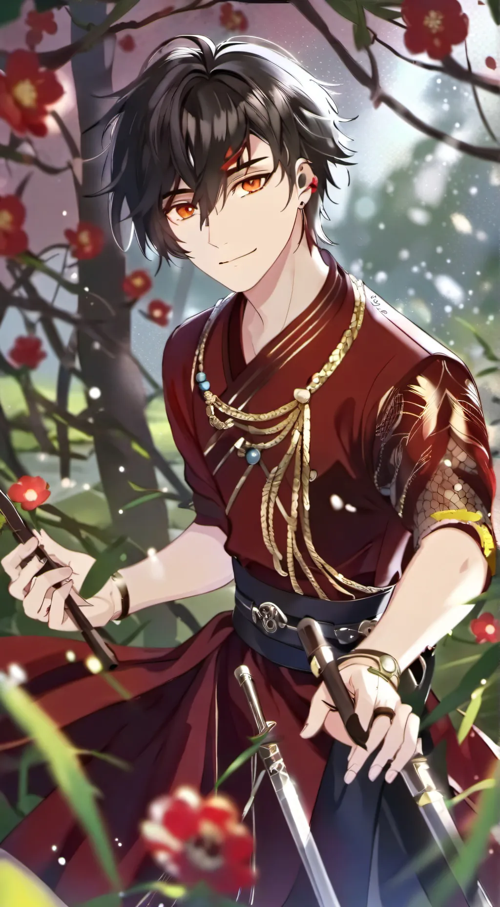 ai character: Leoʚ♡⃛ɞ(ू•ᴗ•ू❁) background