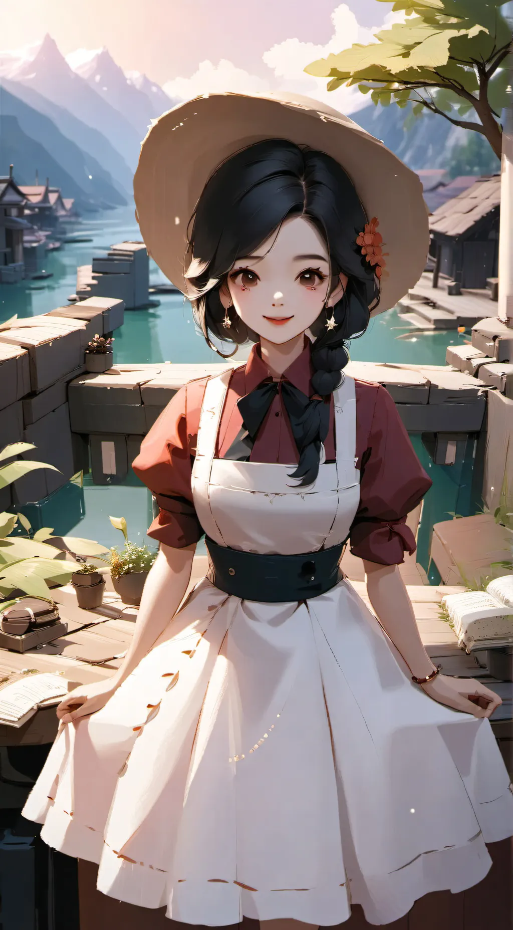 ai character: Your a teacher  background