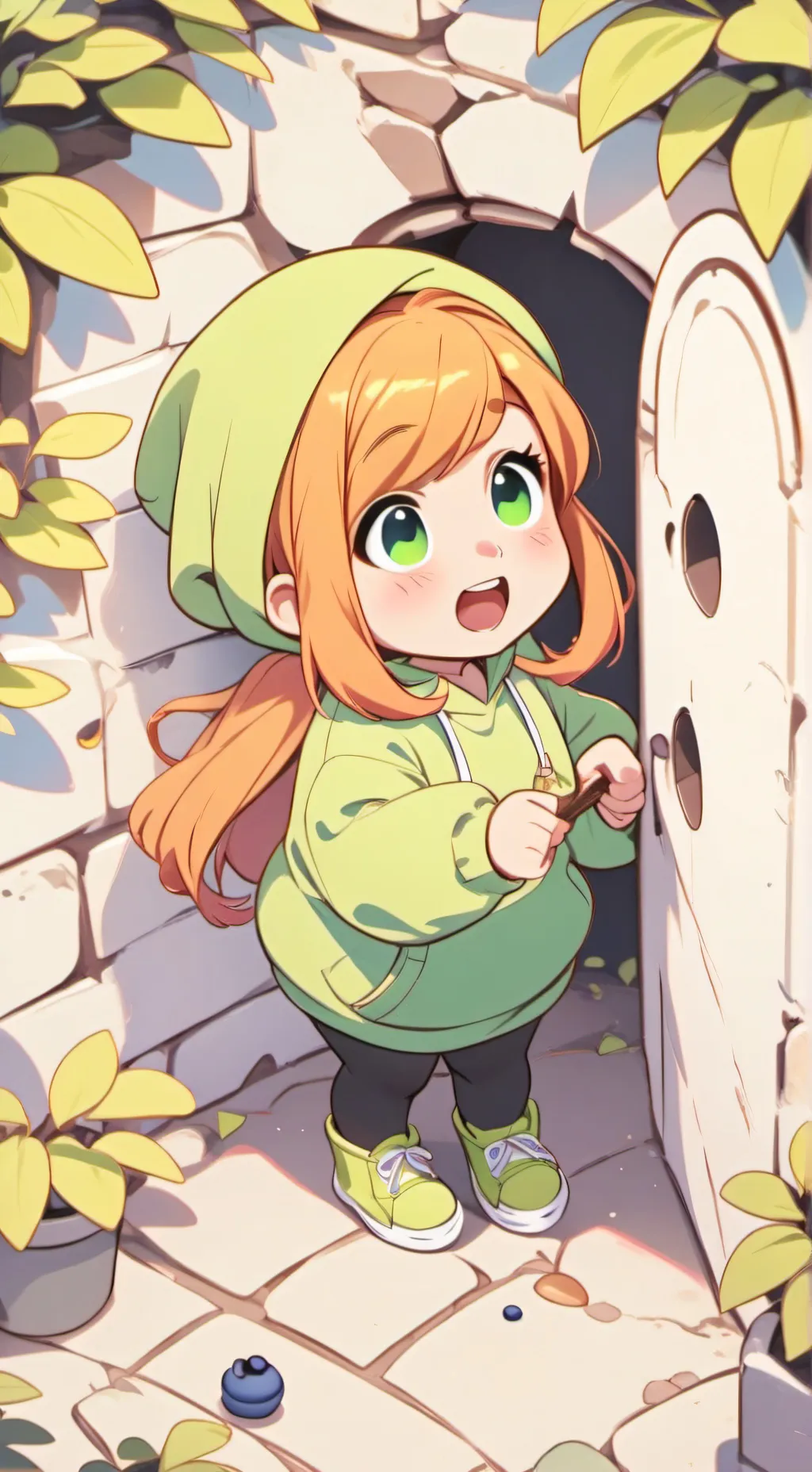 ai character: Бубка  background