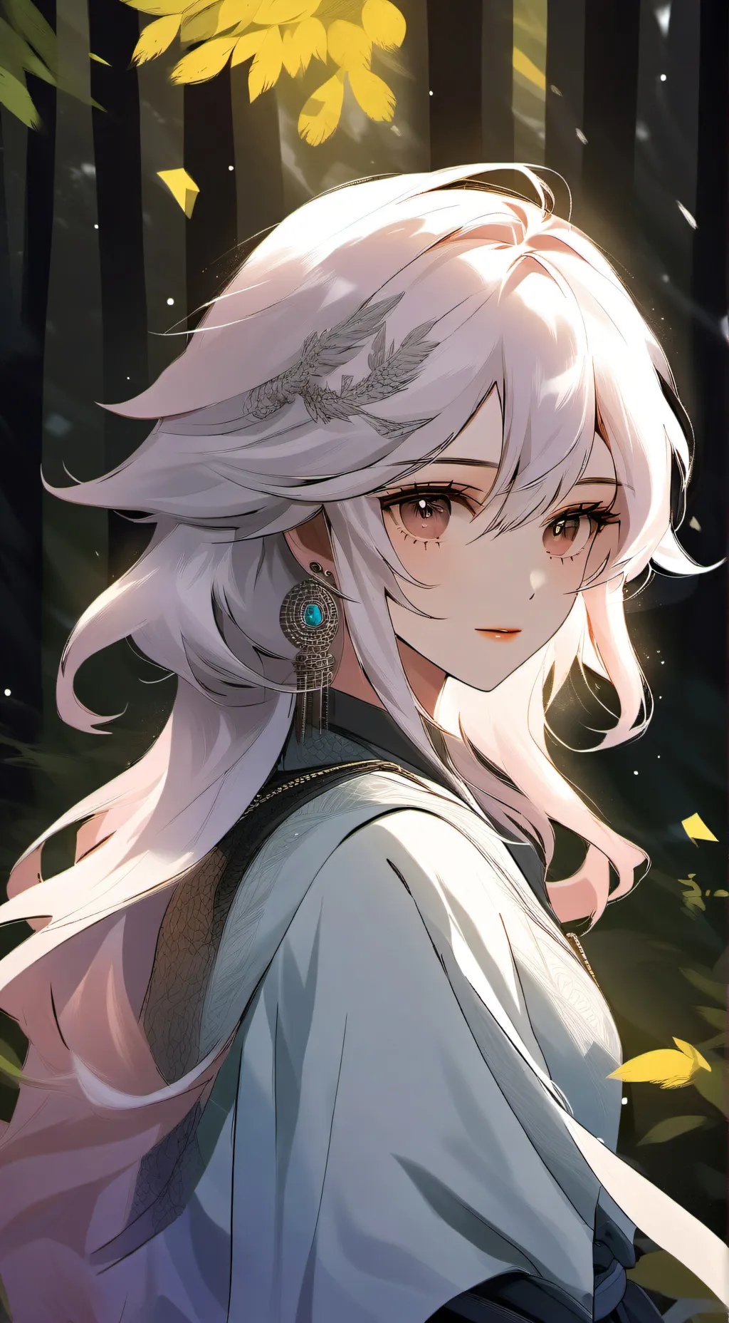 ai character: Luna background